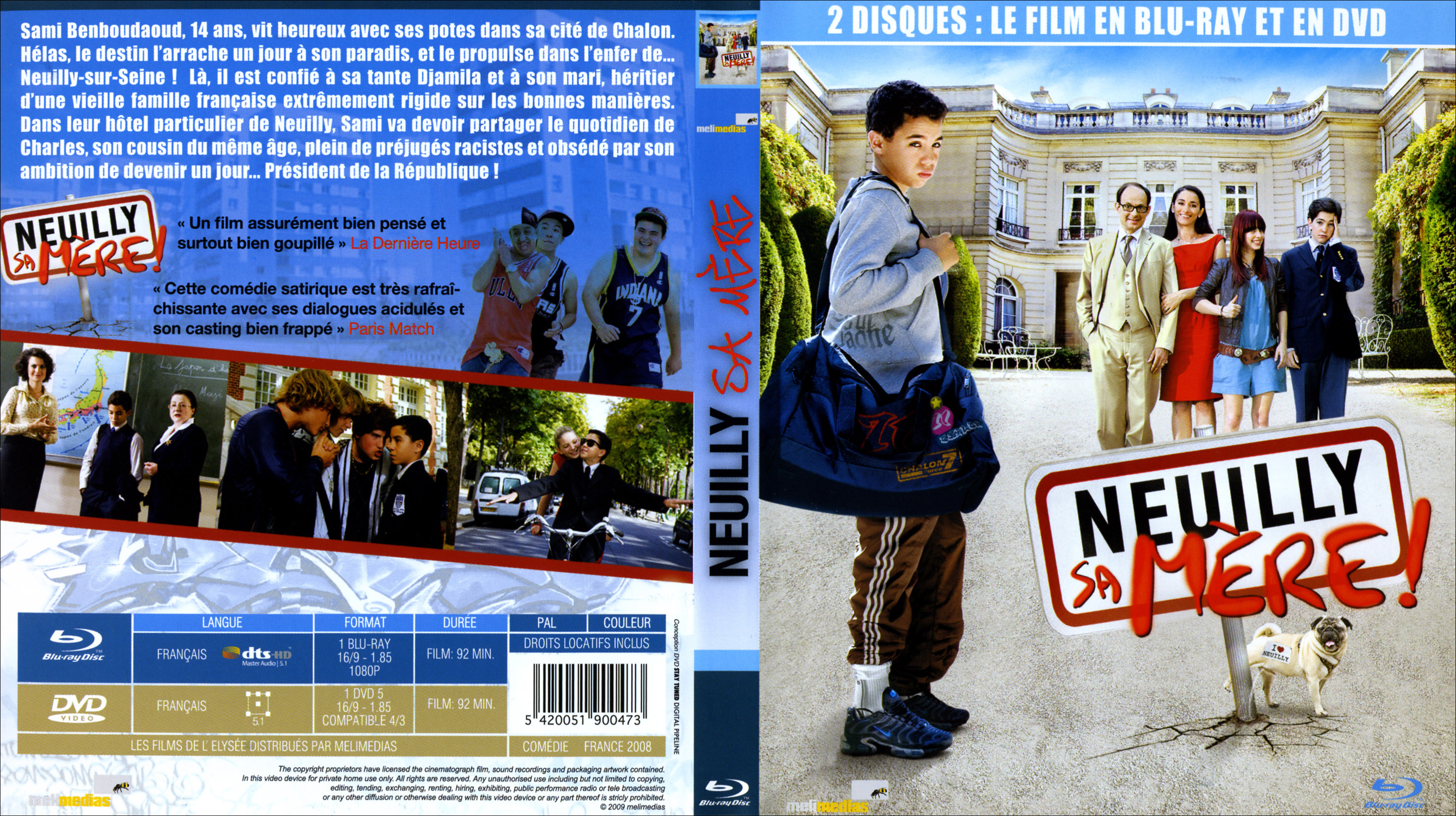Jaquette DVD Neuilly sa mre (BLU-RAY)