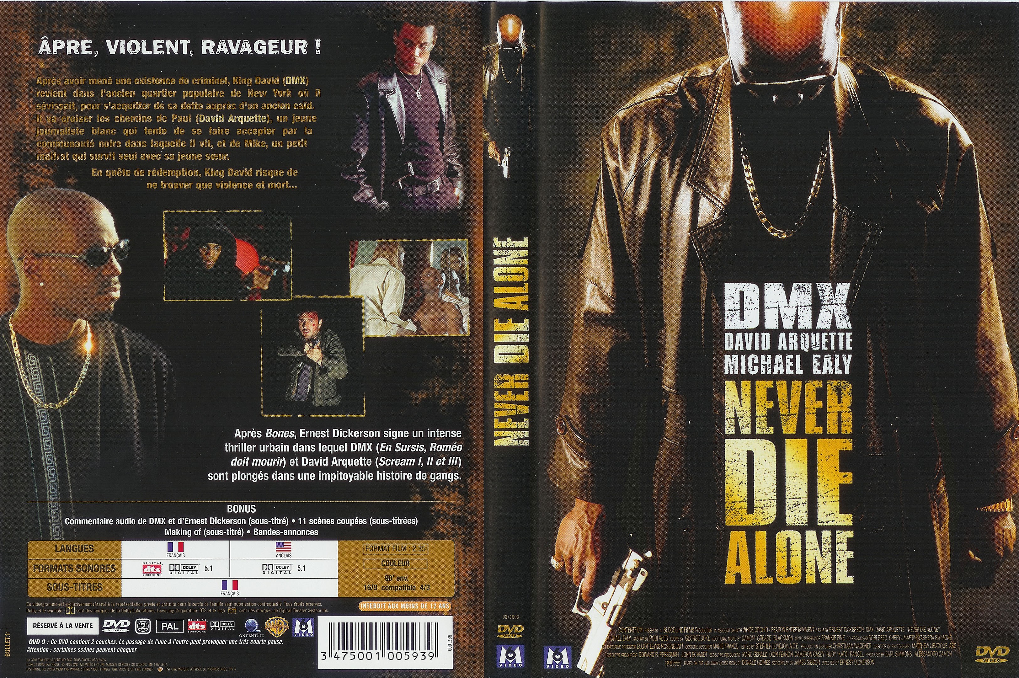 Jaquette DVD Never die alone