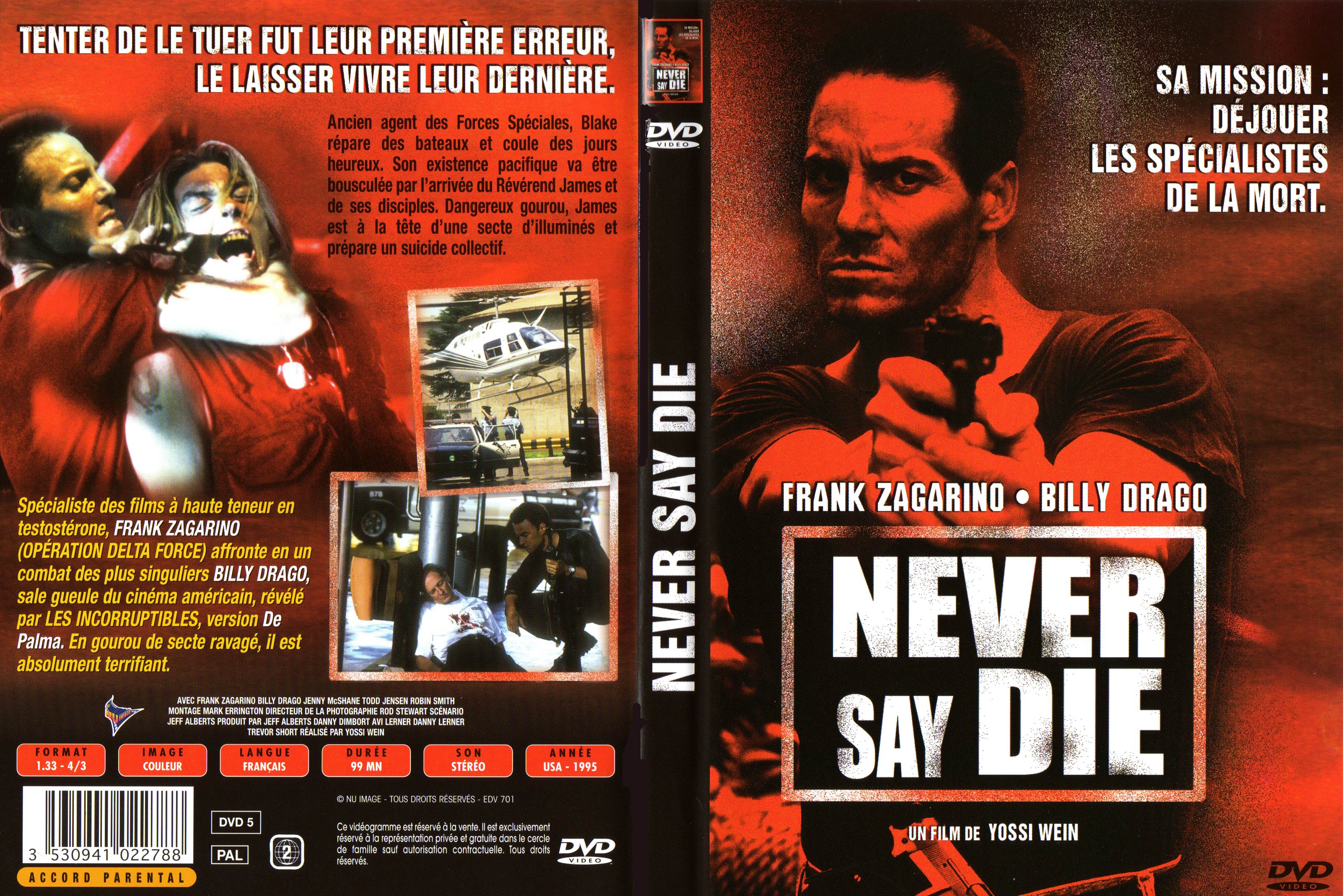 Jaquette DVD Never say die