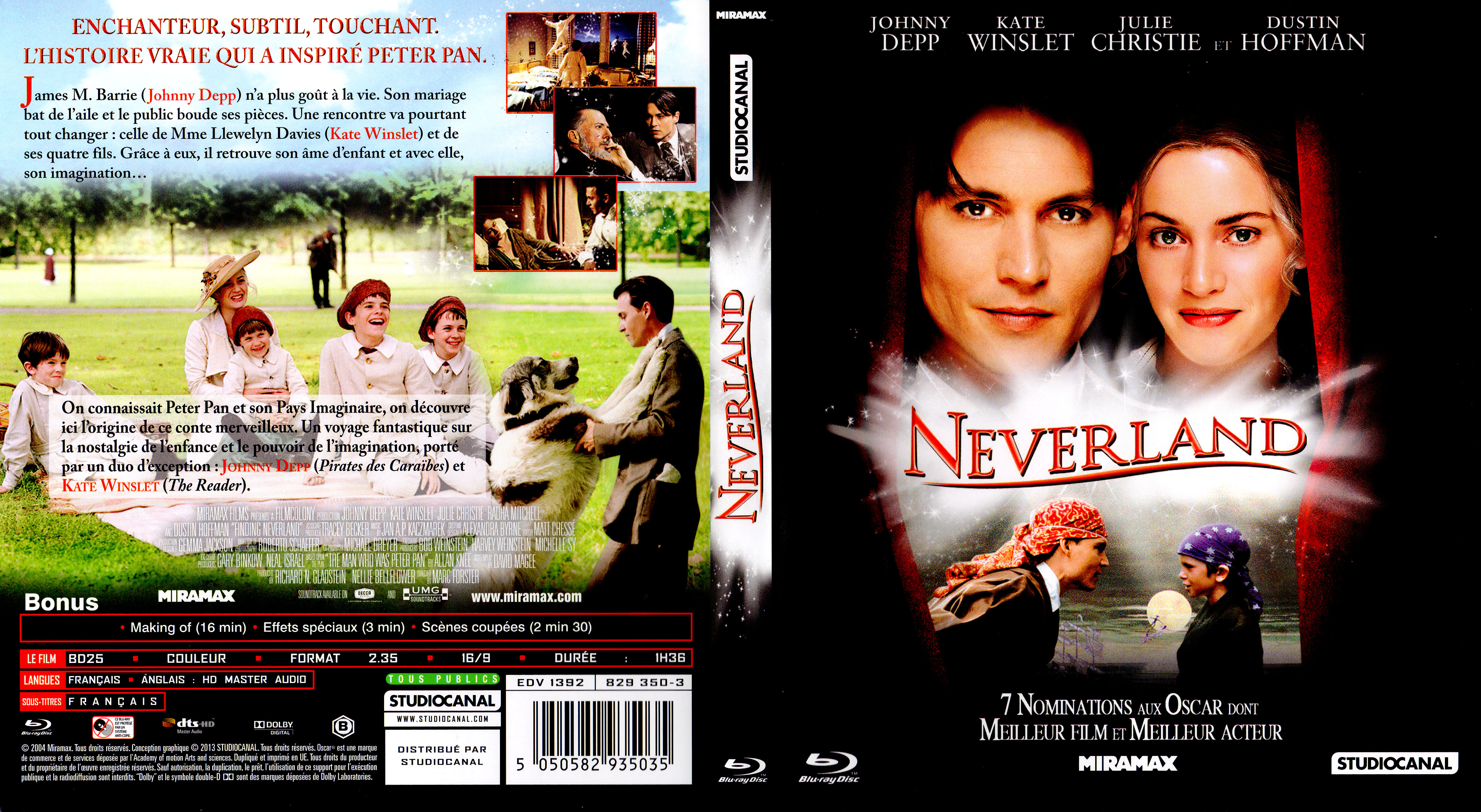Jaquette DVD Neverland (BLU-RAY)