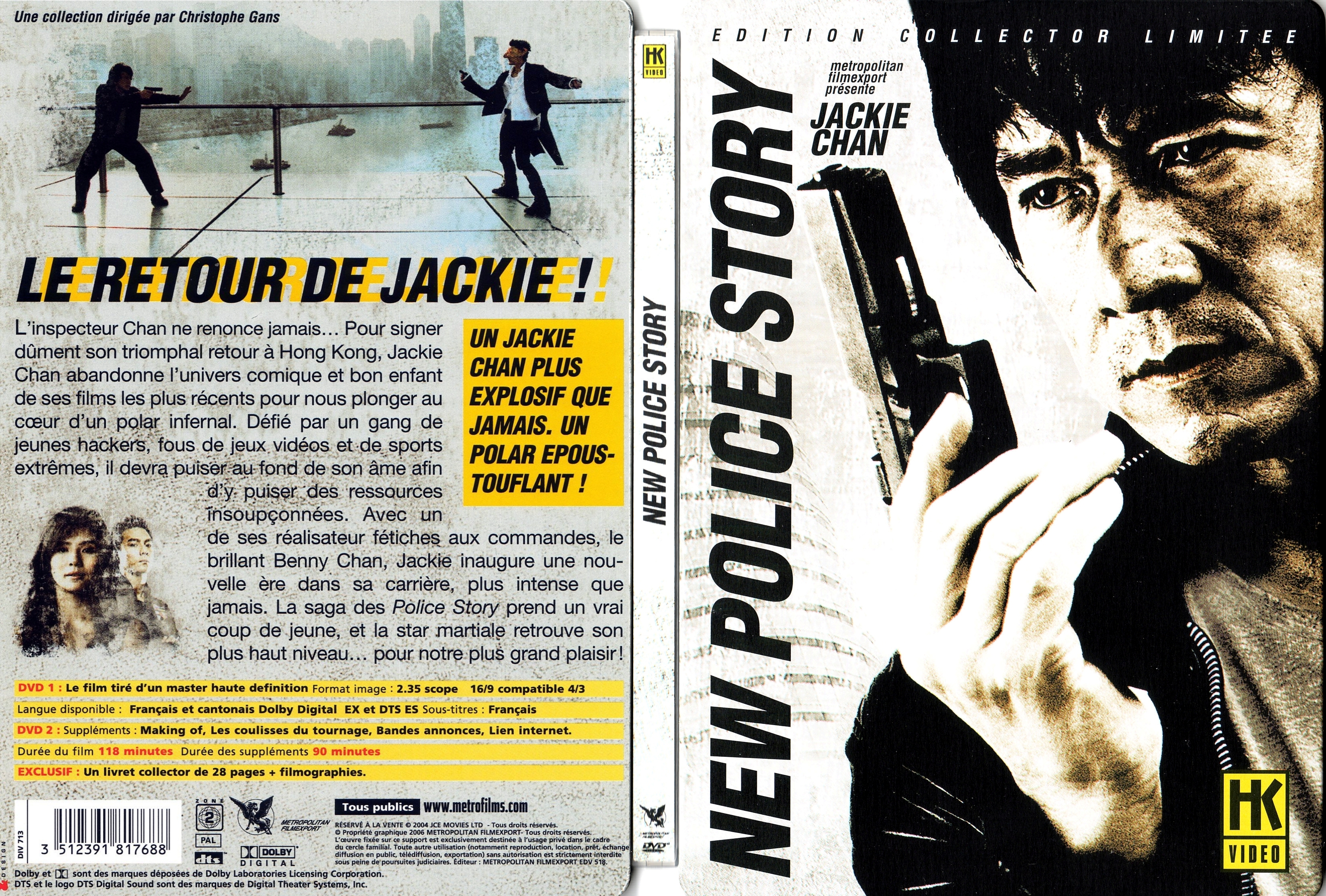 Jaquette DVD New Police Story v3