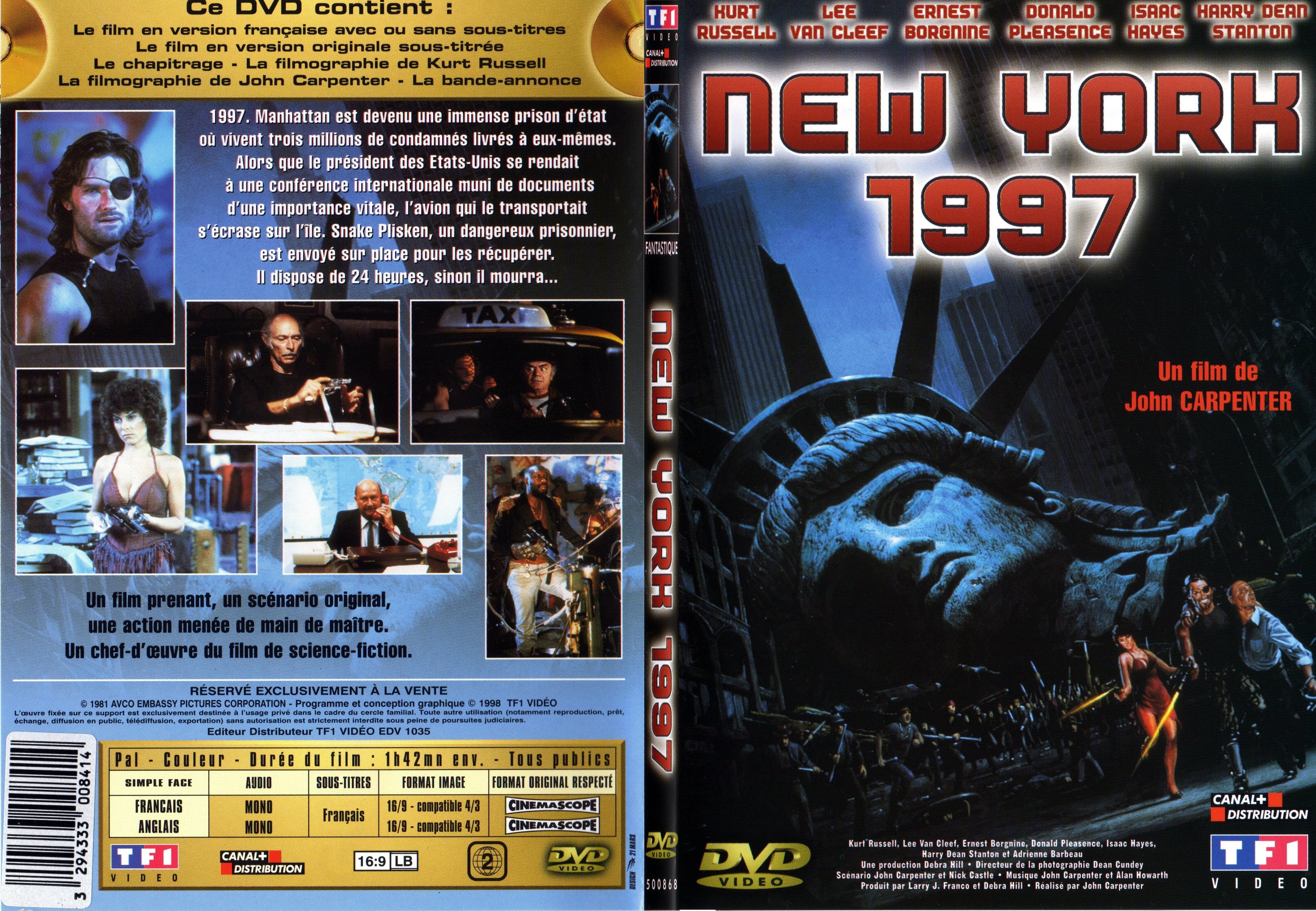 Jaquette DVD New York 1997 - SLIM