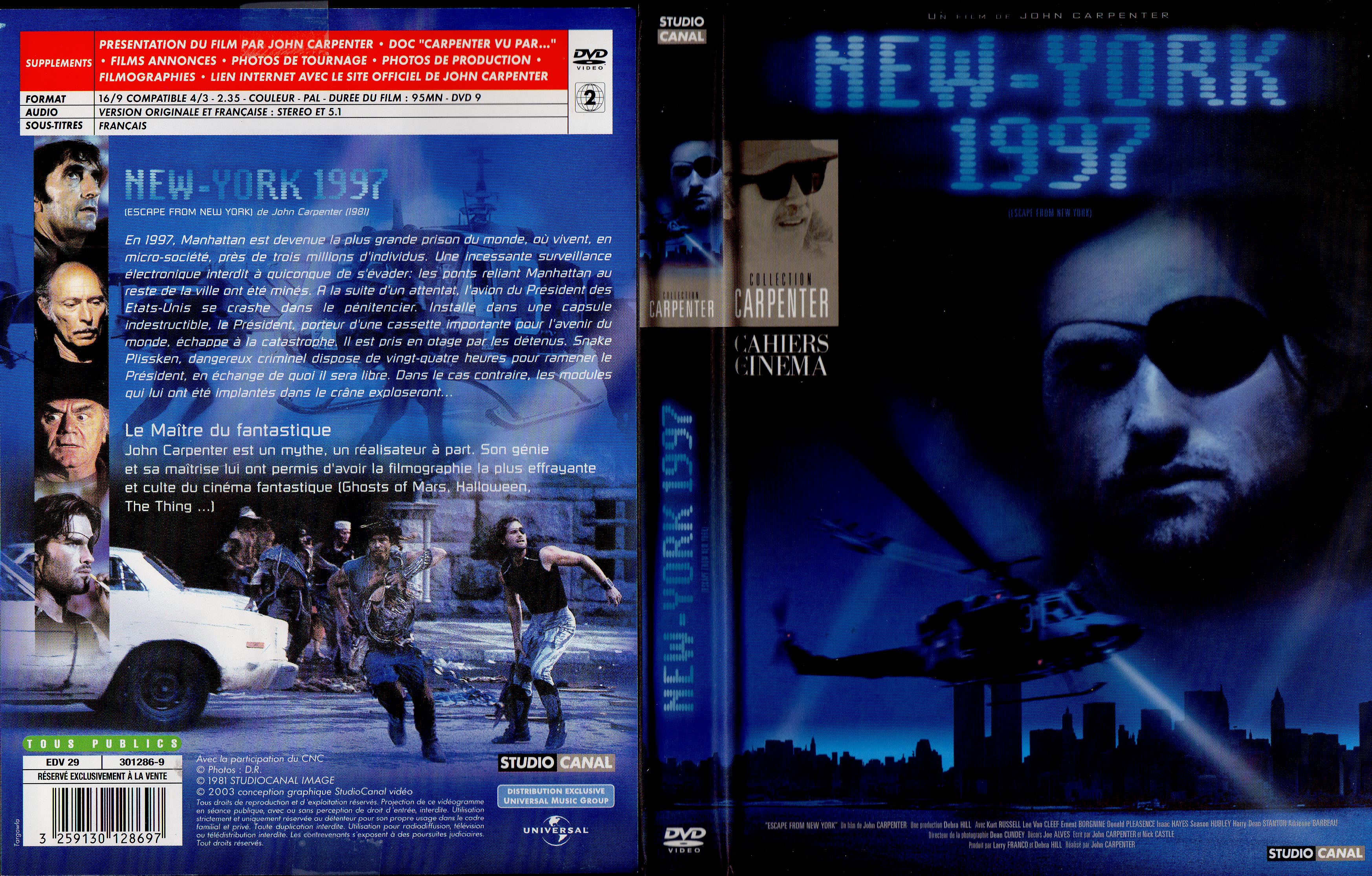 Jaquette DVD New York 1997 v3