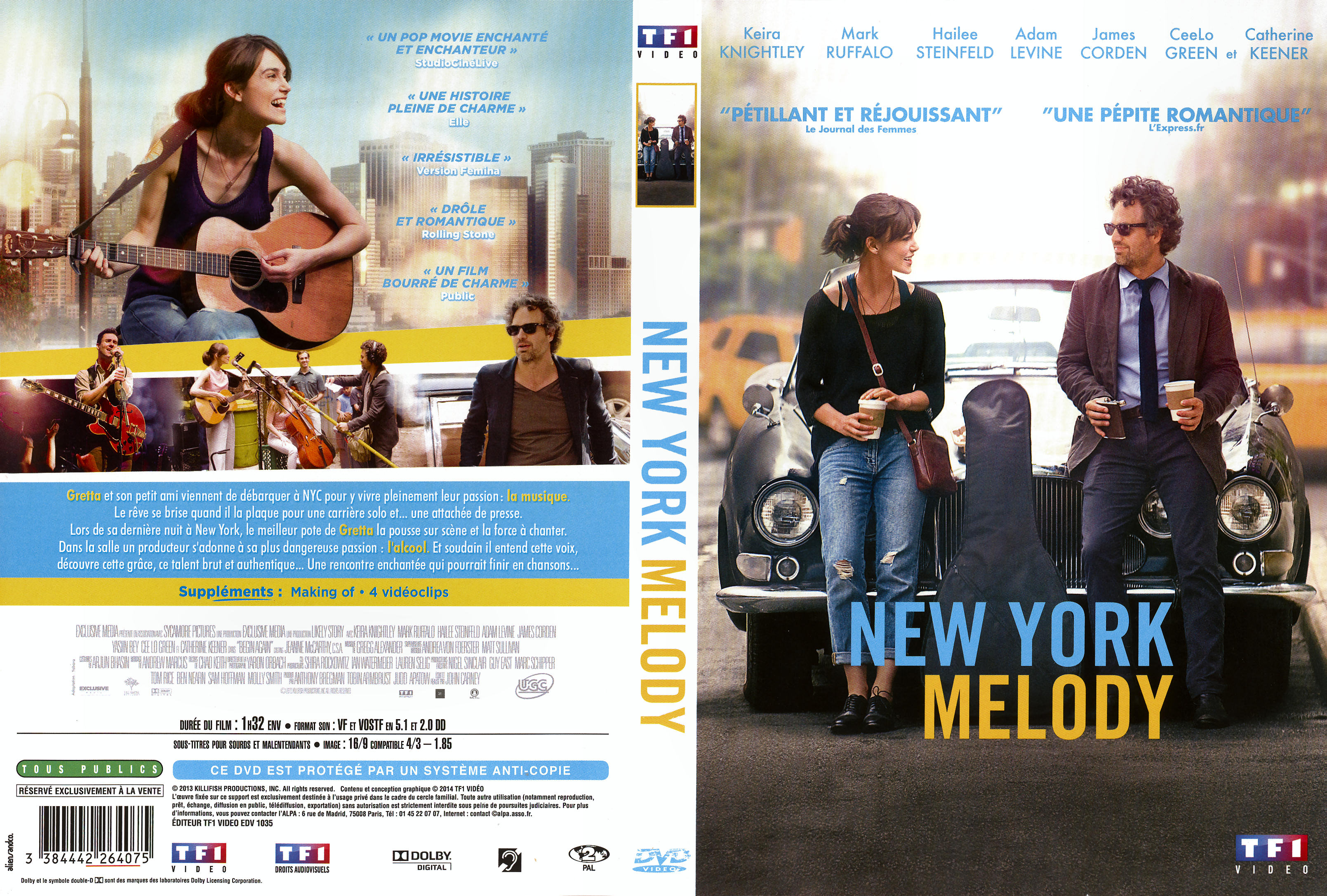 Jaquette DVD New York Melody