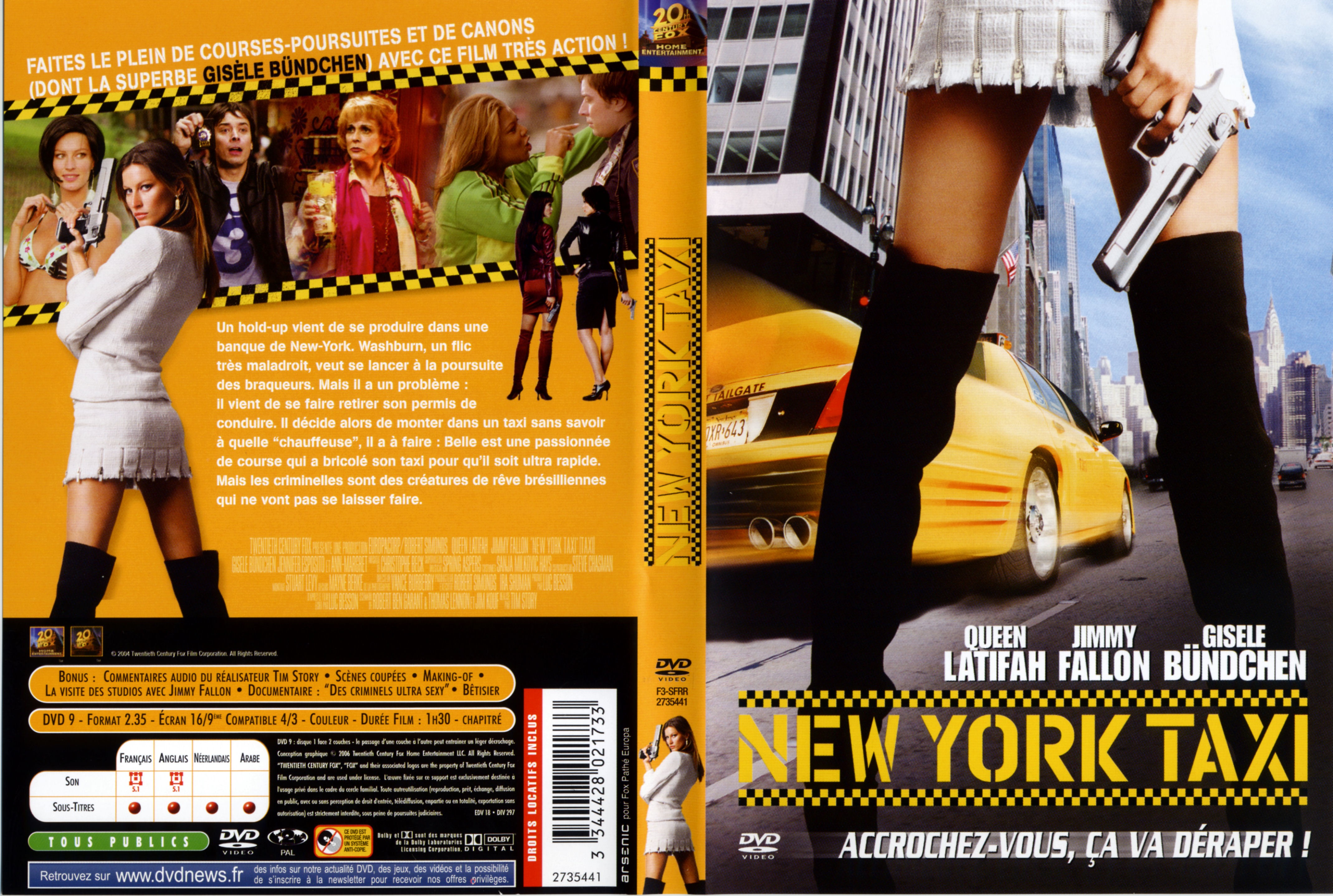 Jaquette DVD New York Taxi