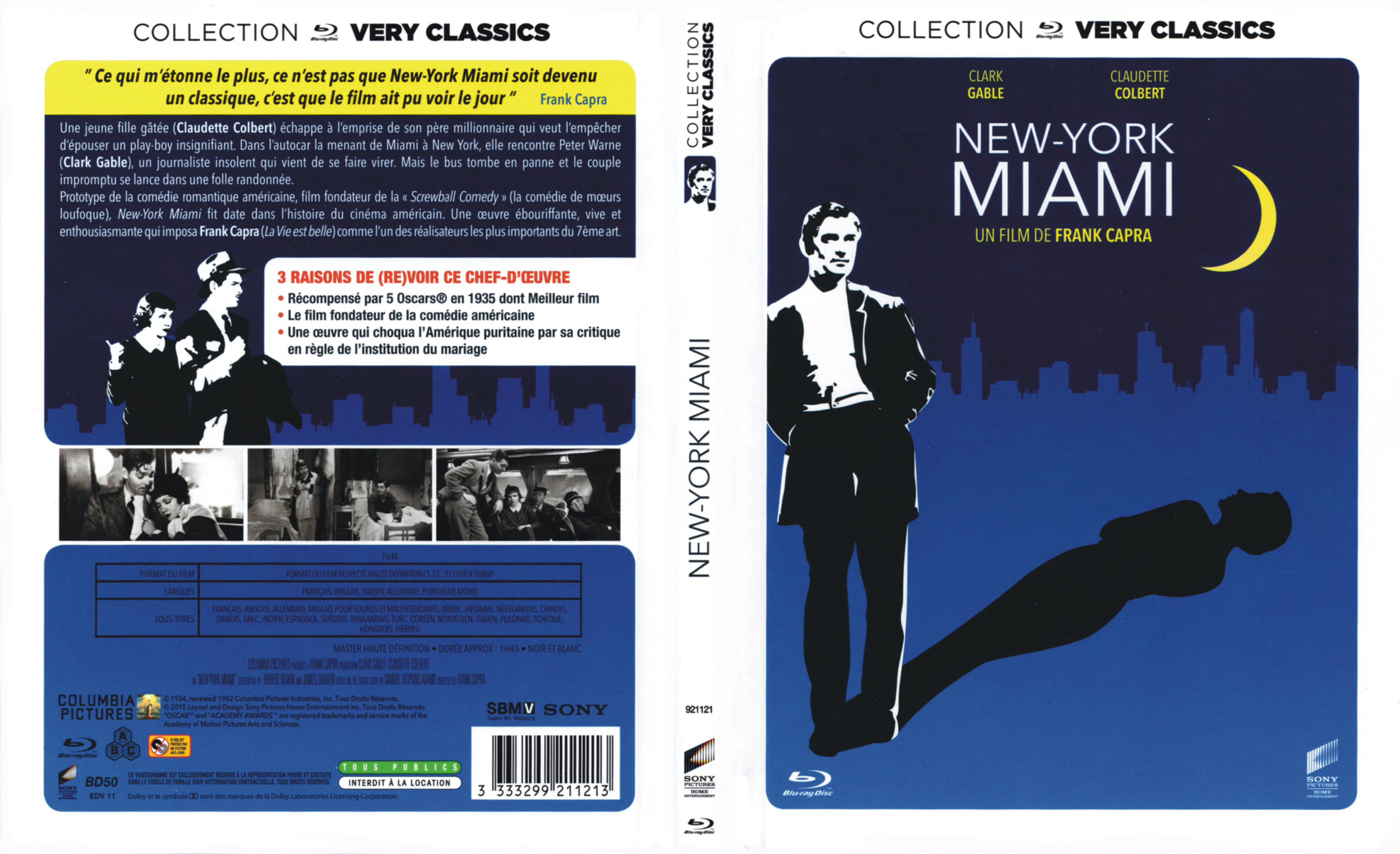 Jaquette DVD New York - Miami (BLU-RAY)