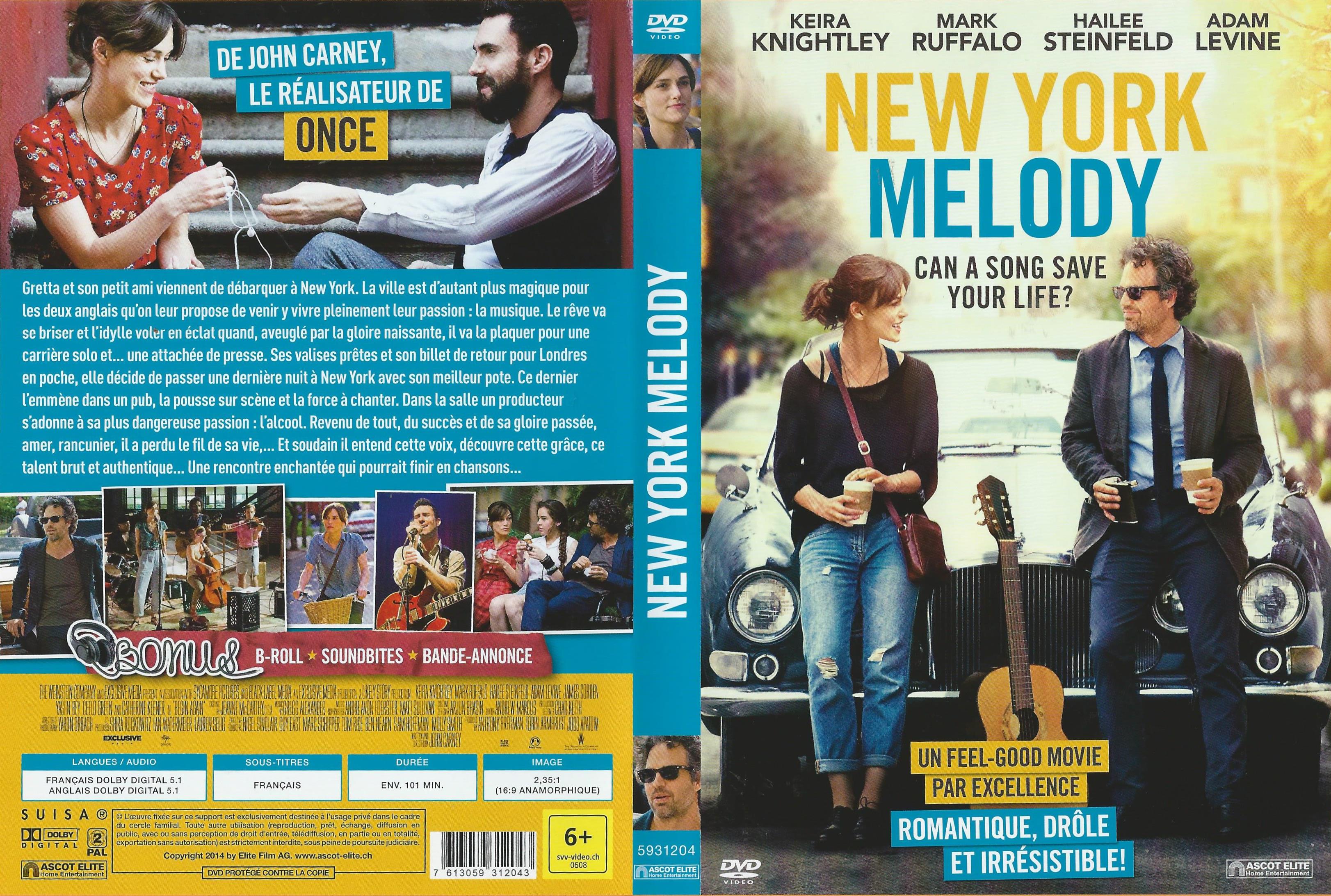 Jaquette DVD New York melody v2