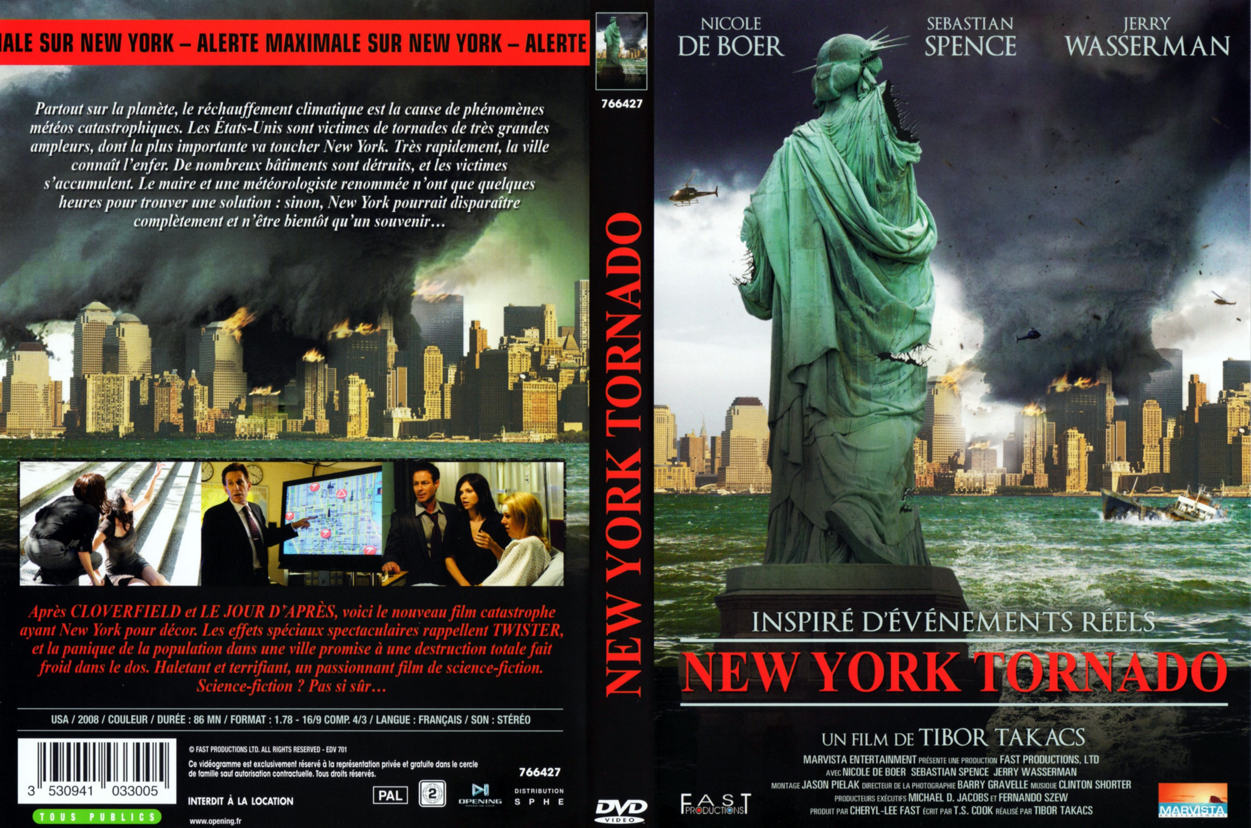Jaquette DVD New York tornado