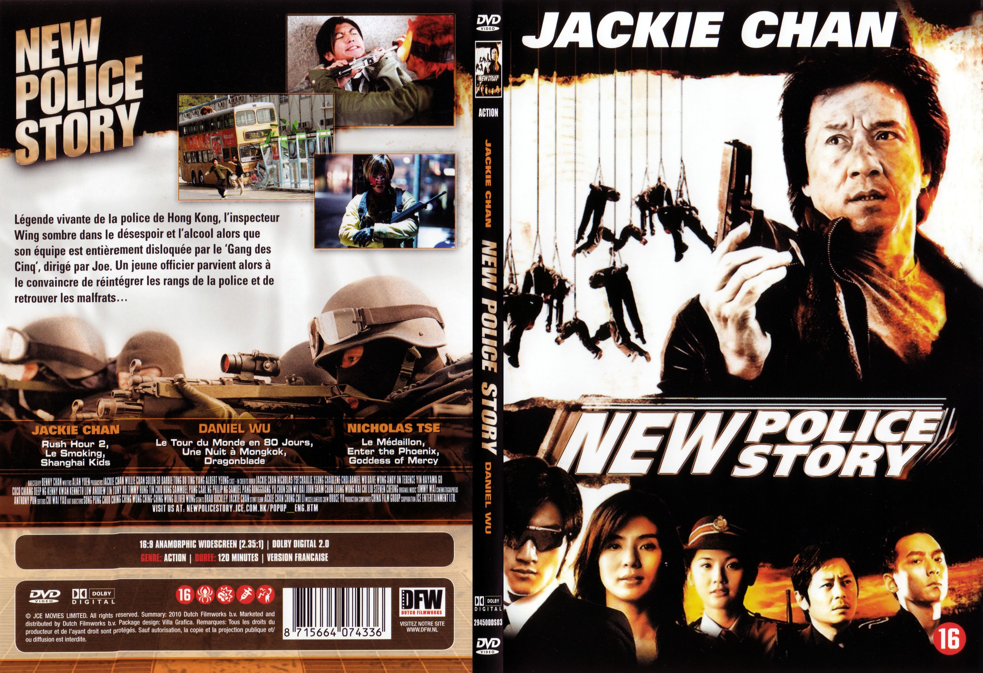 Jaquette DVD New police story - SLIM v2
