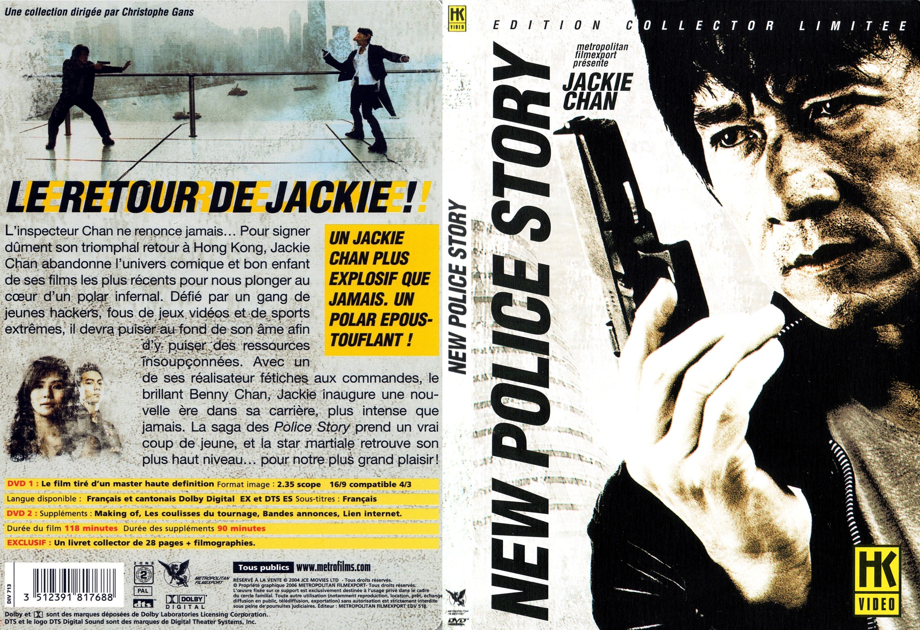 Jaquette DVD New police story - SLIM v3