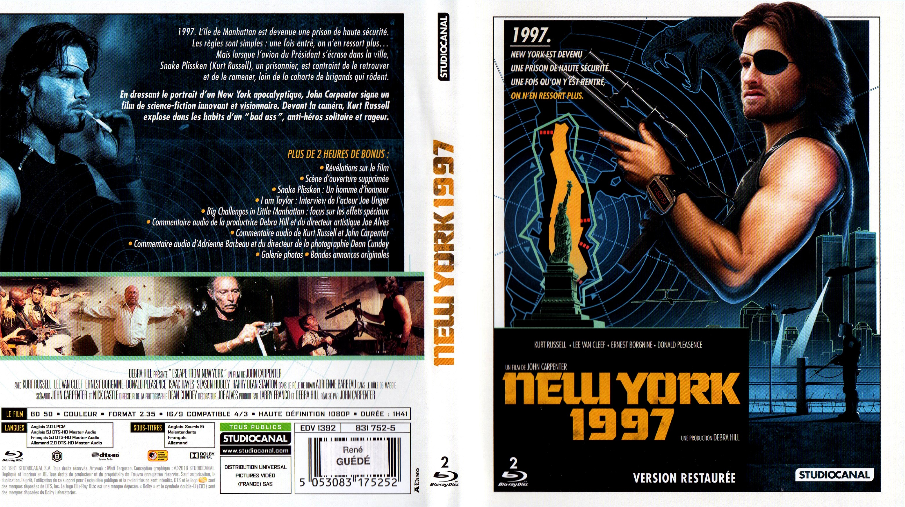Jaquette DVD New york 1997 (BLU-RAY) v2
