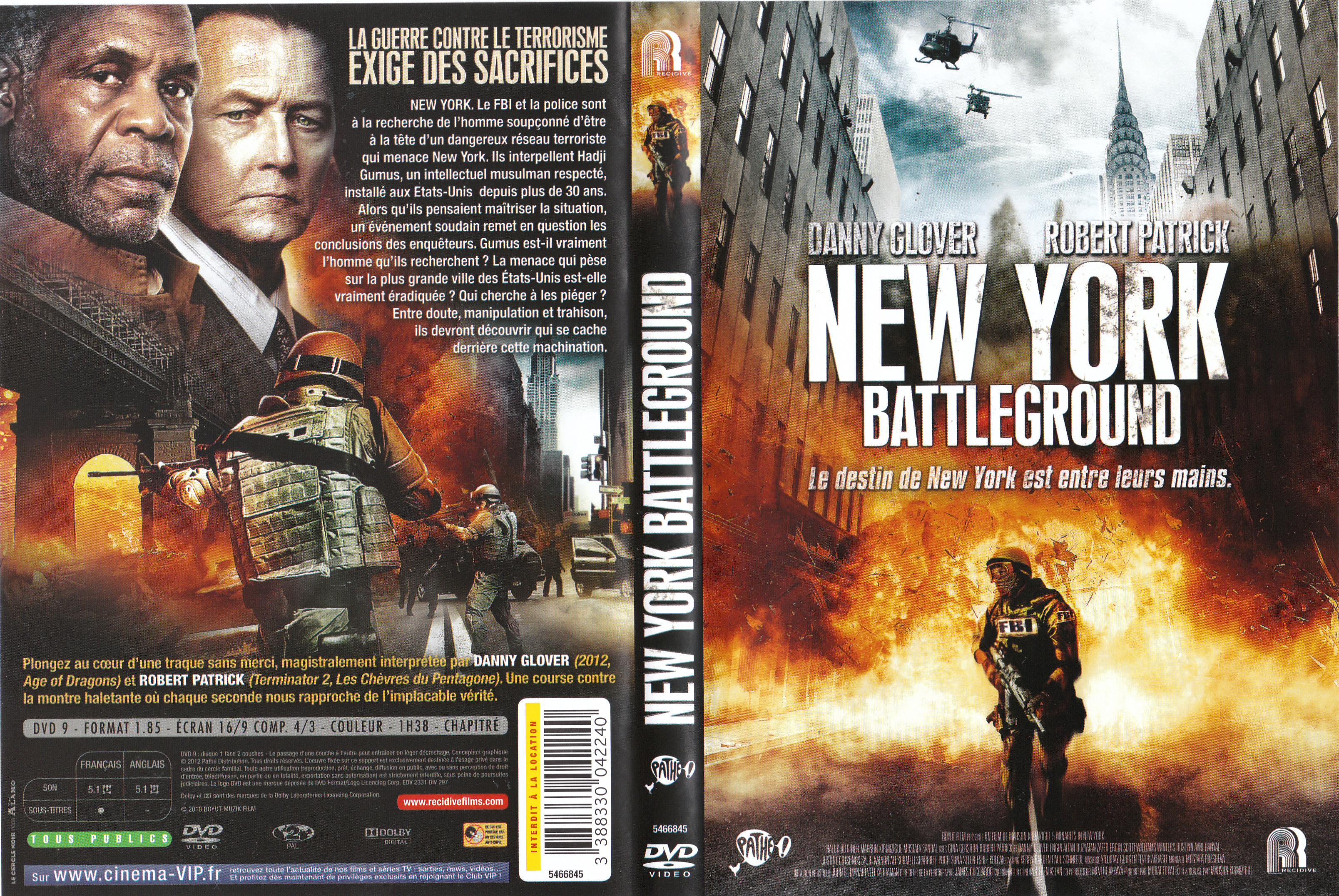 Jaquette DVD New york battleground
