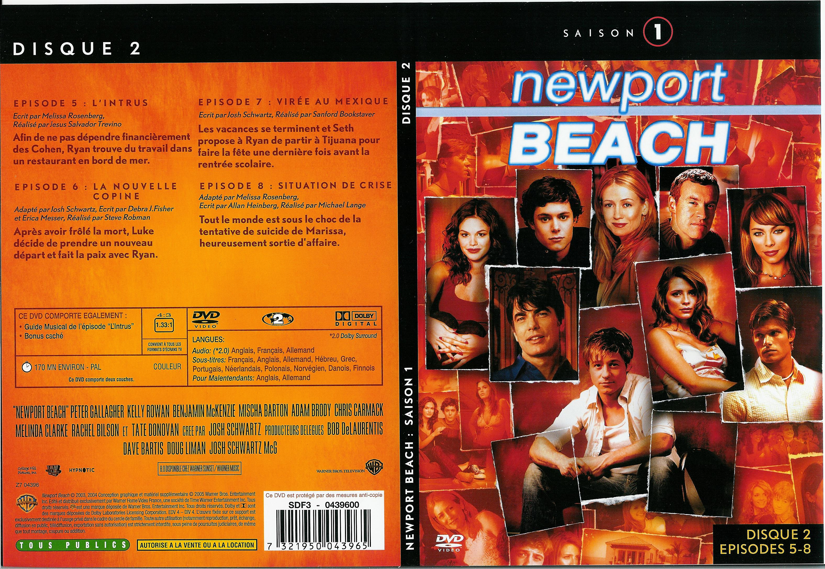 Jaquette DVD Newport Beach saison 1 vol 2