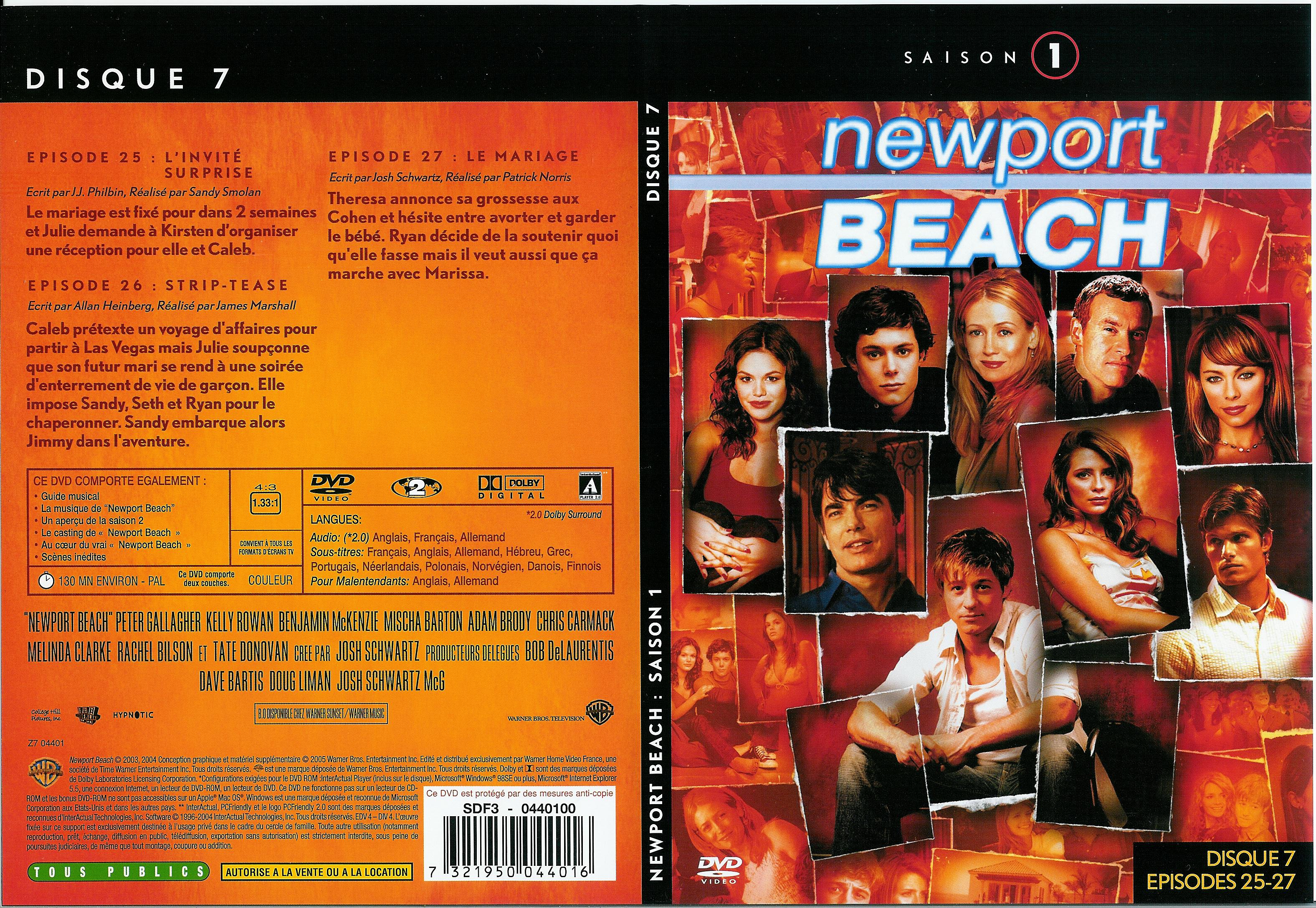 Jaquette DVD Newport Beach saison 1 vol 7