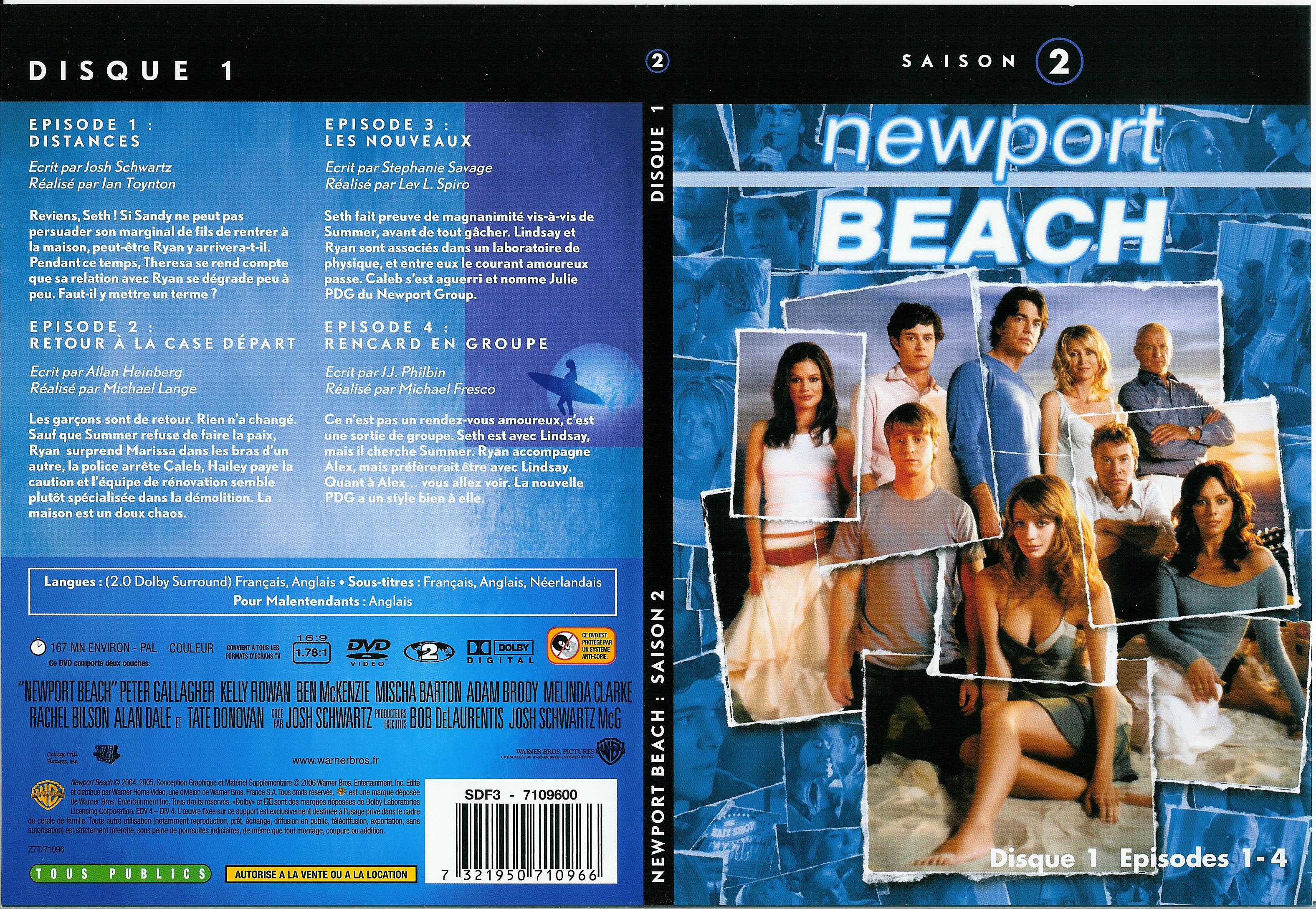 Jaquette DVD Newport Beach saison 2 vol 1