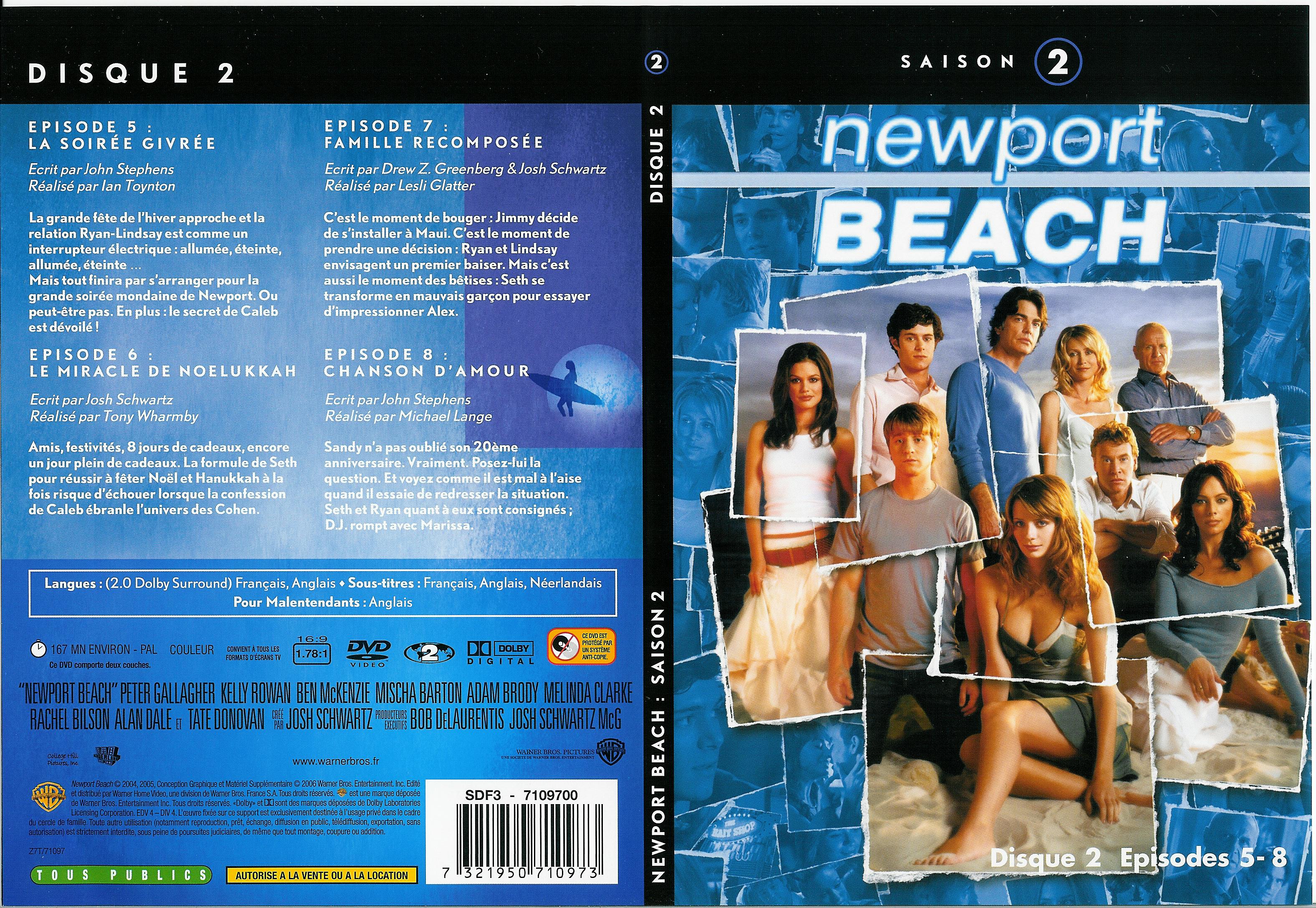 Jaquette DVD Newport Beach saison 2 vol 2
