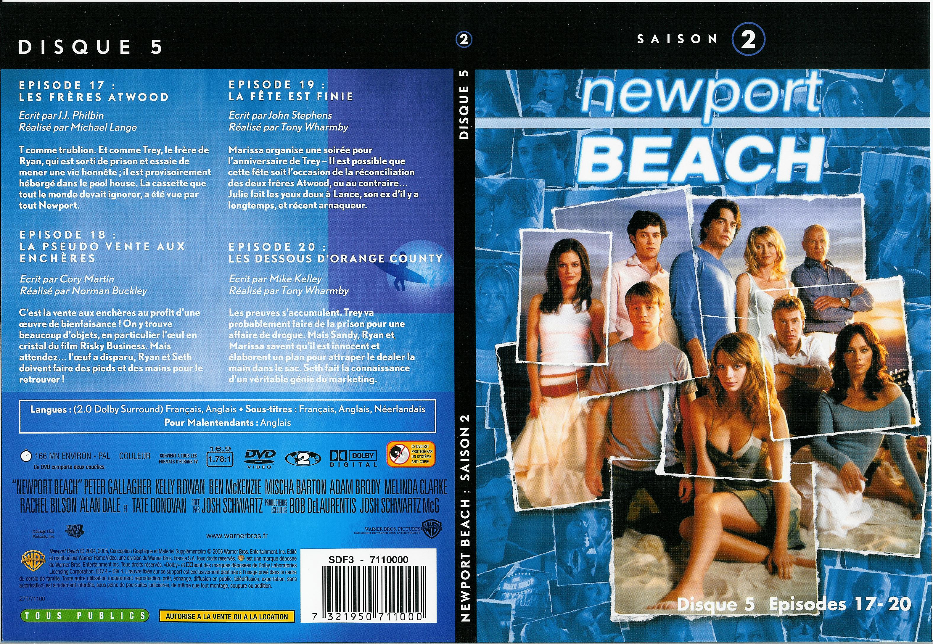 Jaquette DVD Newport Beach saison 2 vol 5