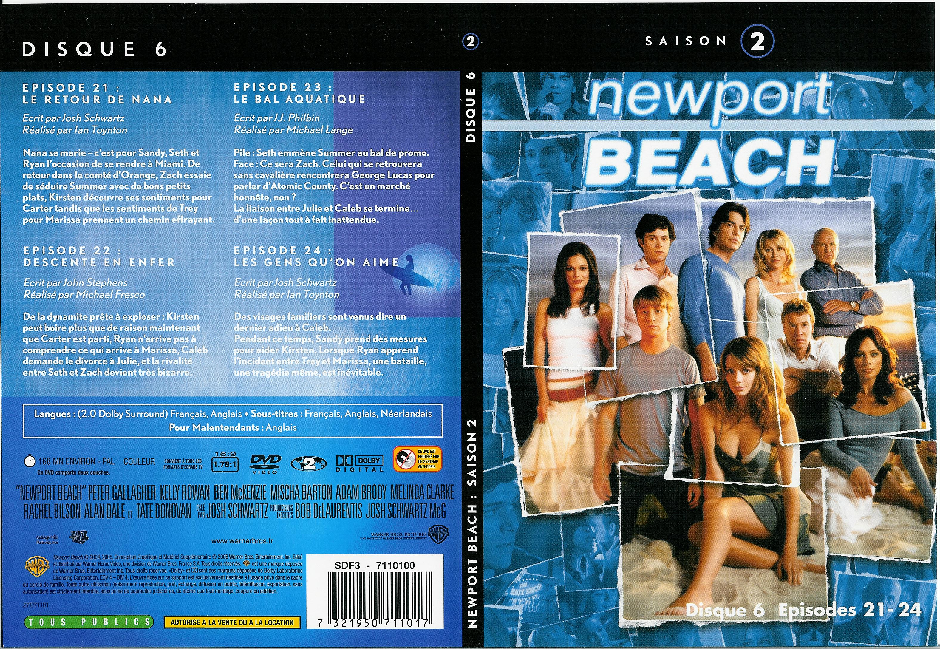 Jaquette DVD Newport Beach saison 2 vol 6
