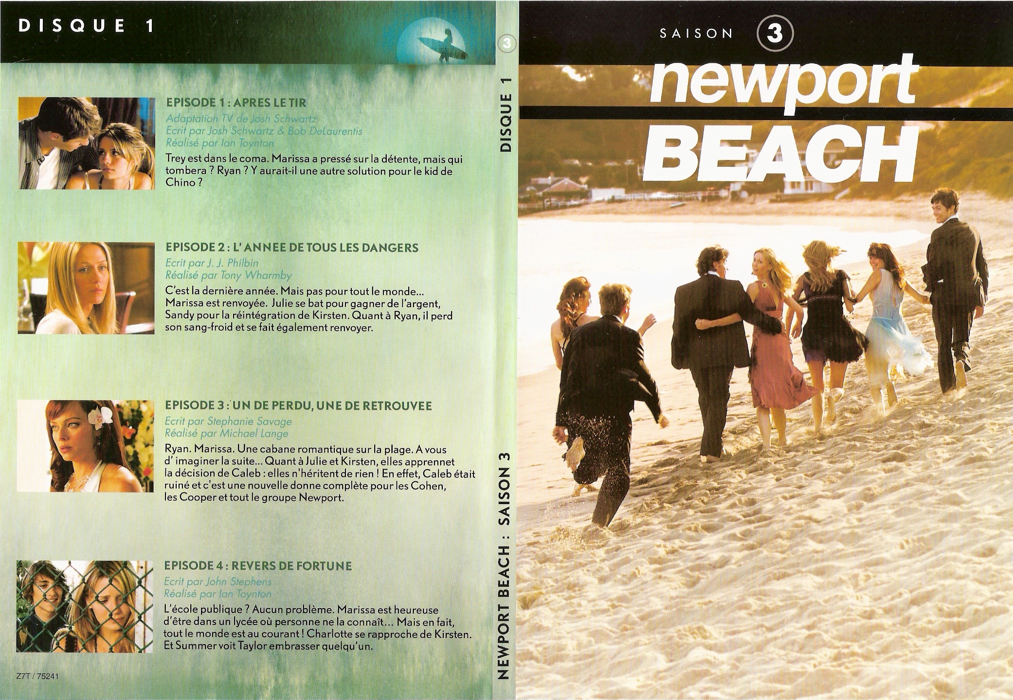 Jaquette DVD Newport Beach saison 3 vol 1