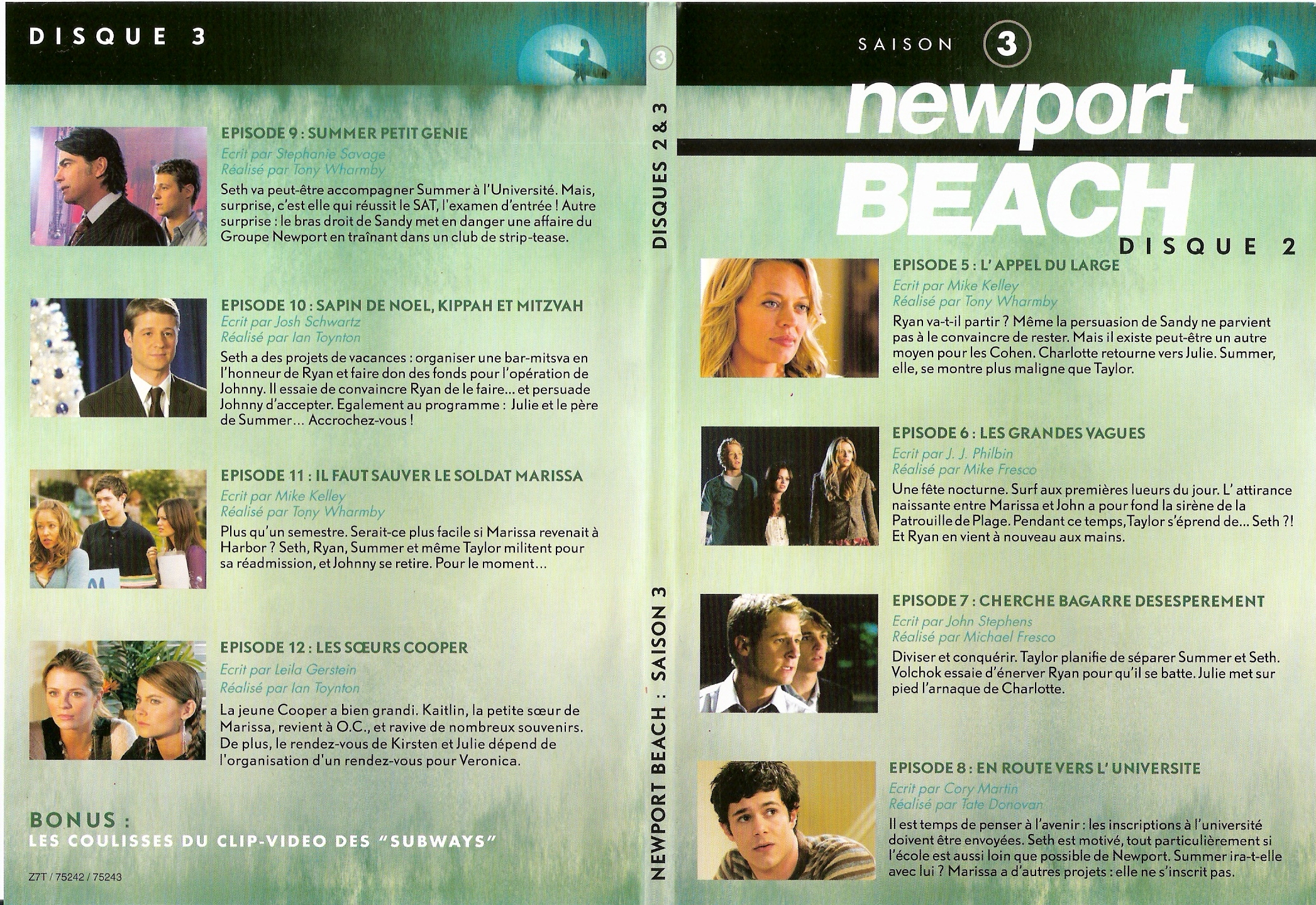 Jaquette DVD Newport Beach saison 3 vol 2