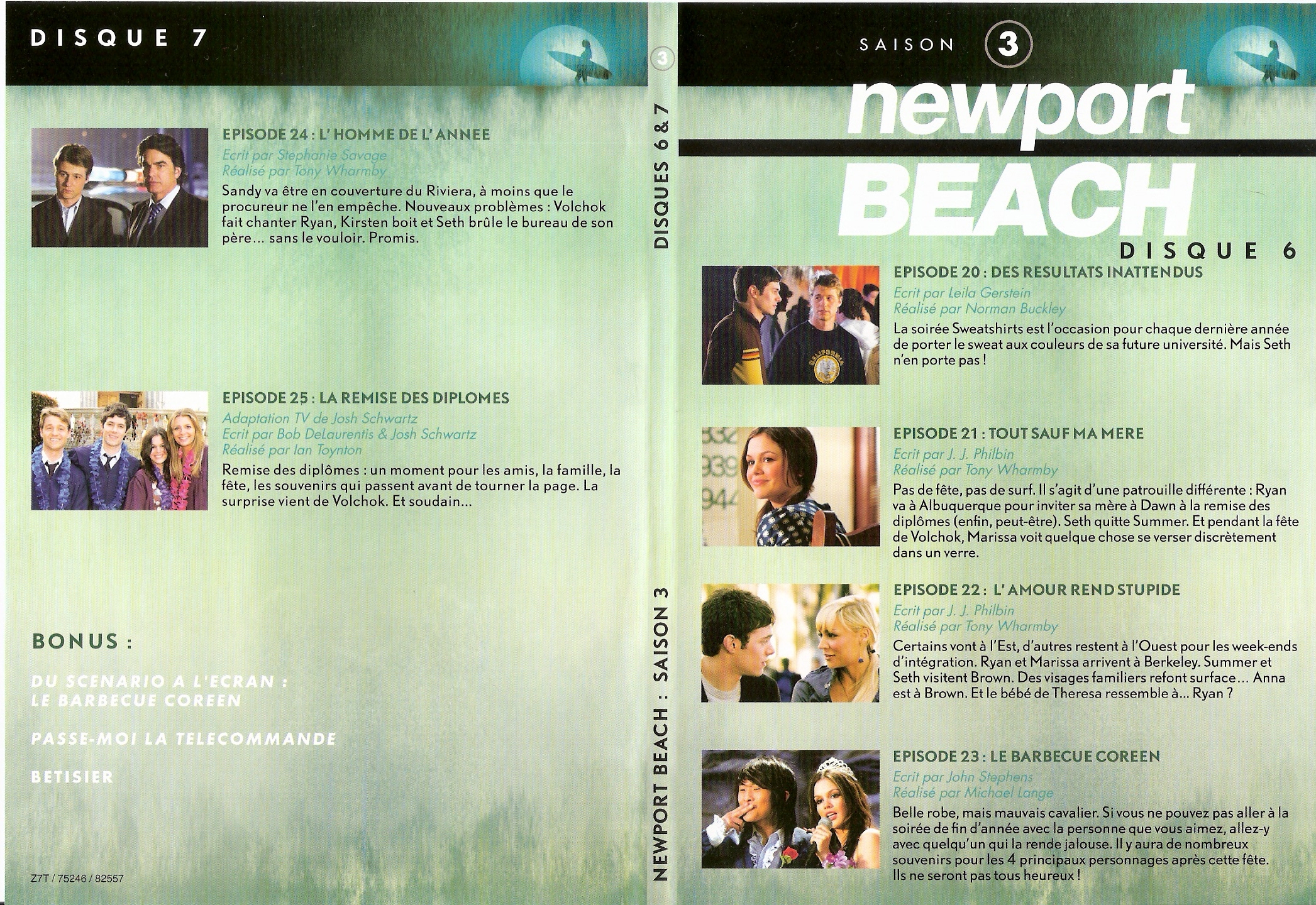 Jaquette DVD Newport Beach saison 3 vol 4