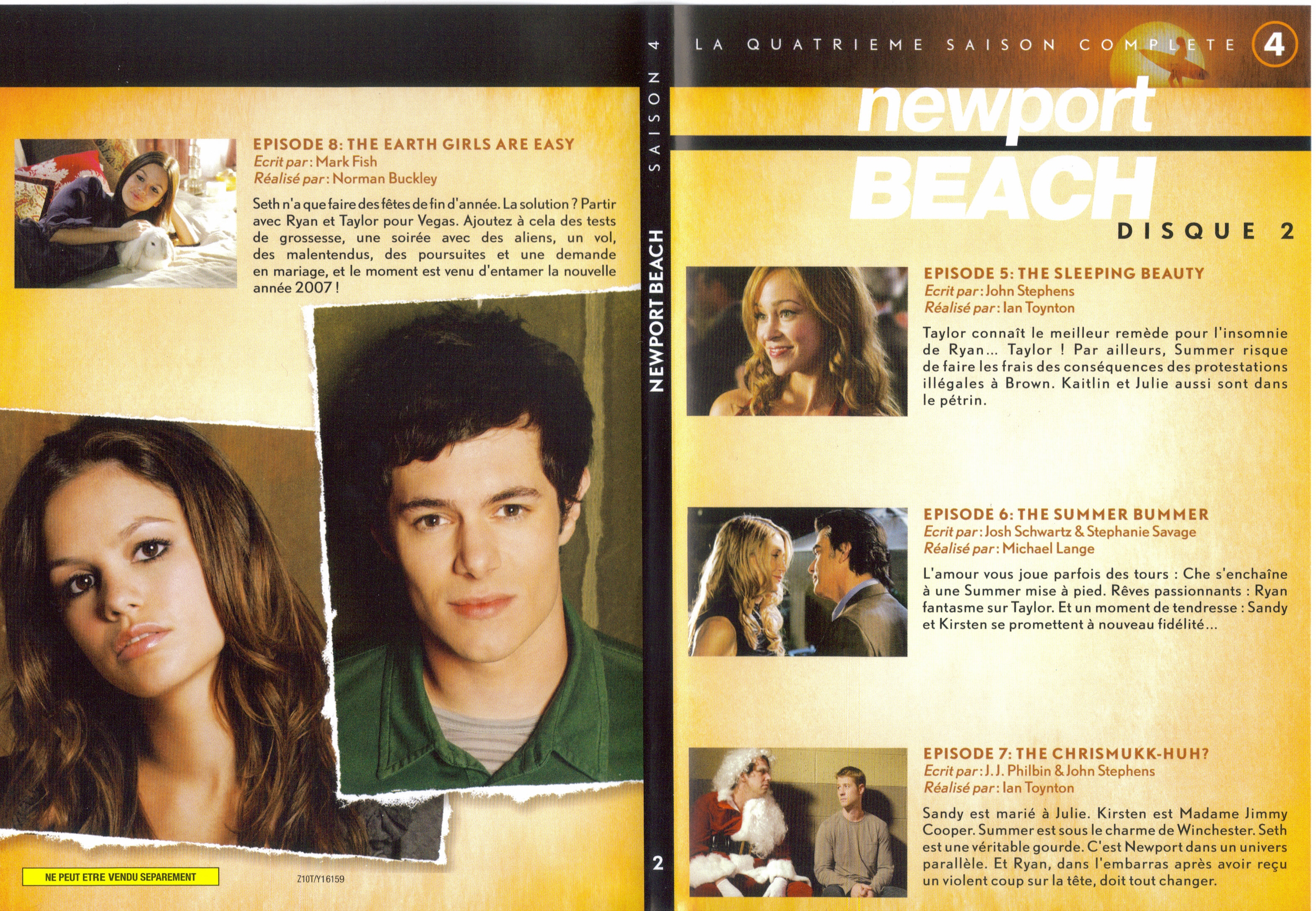 Jaquette DVD Newport Beach saison 4 vol 2