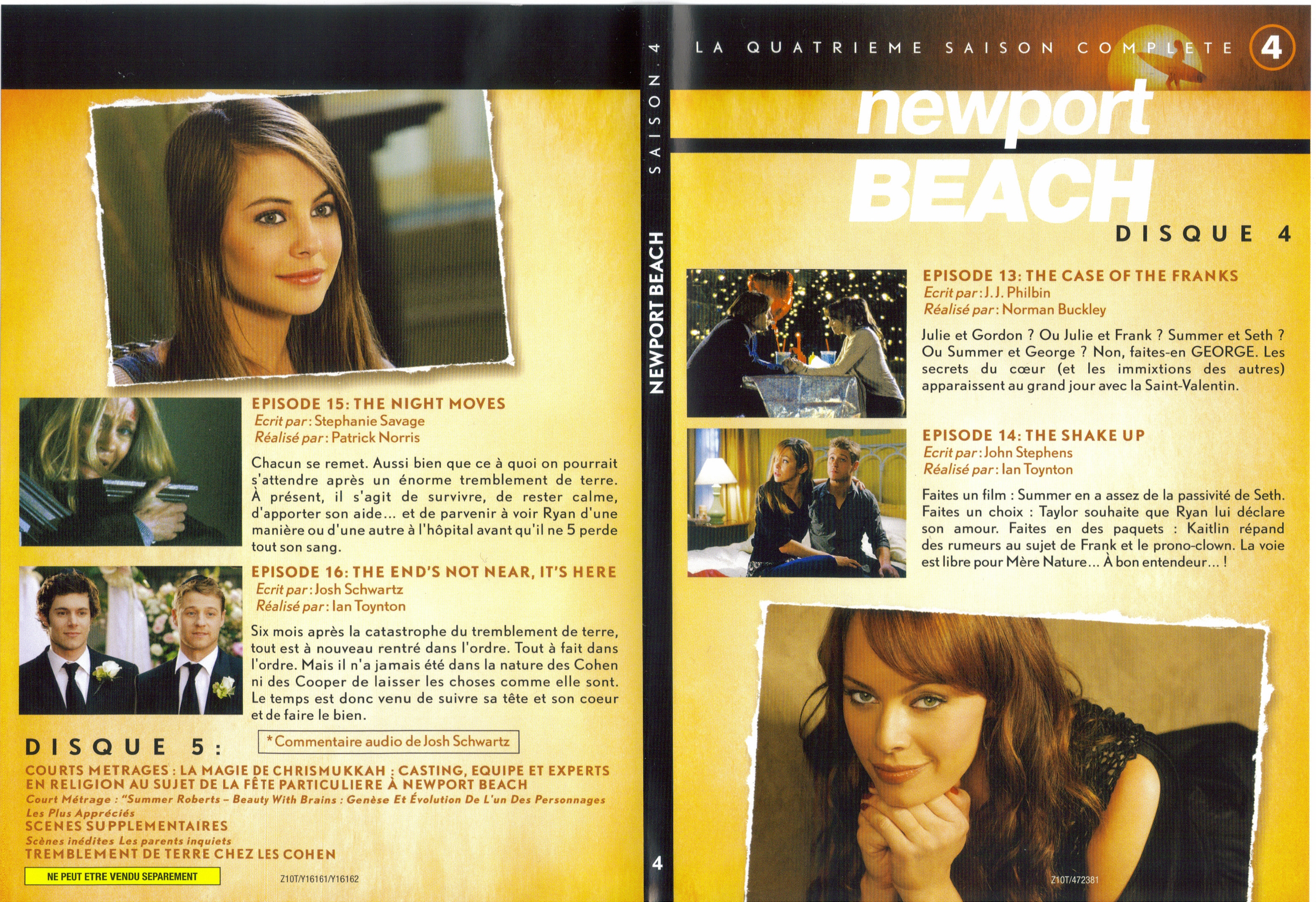 Jaquette DVD Newport Beach saison 4 vol 4