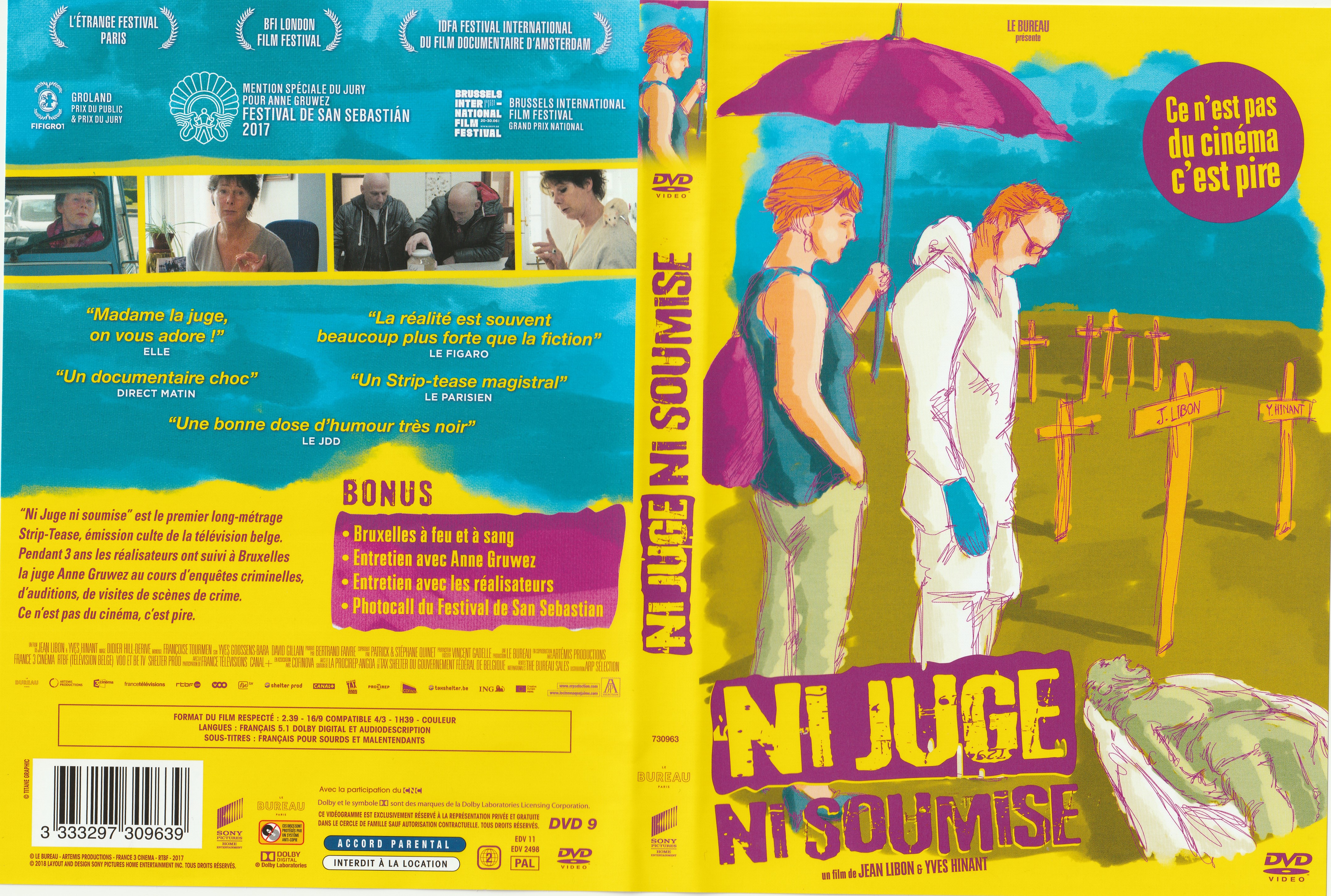 Jaquette DVD Ni juge ni soumise