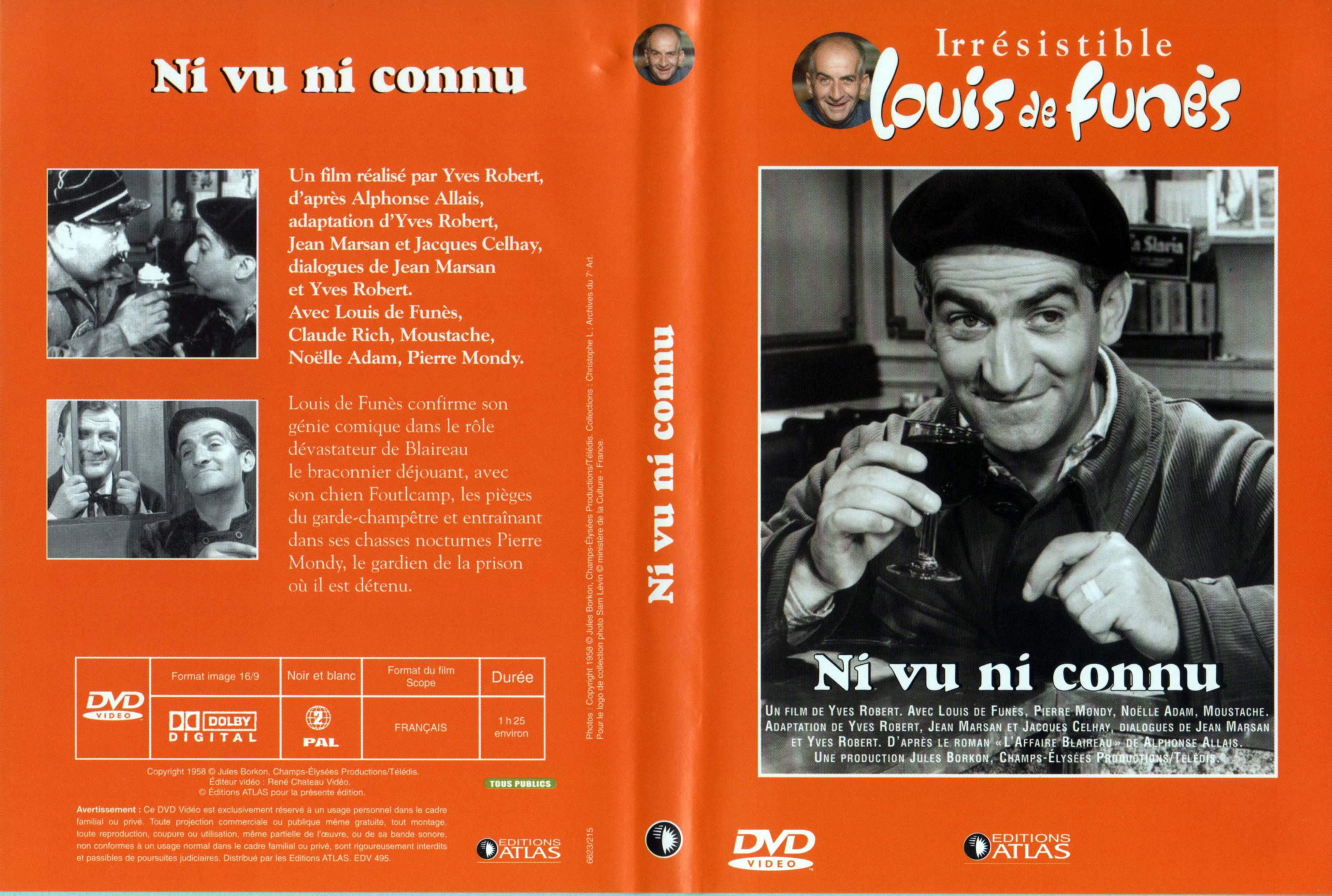 Jaquette DVD Ni vu ni connu v2