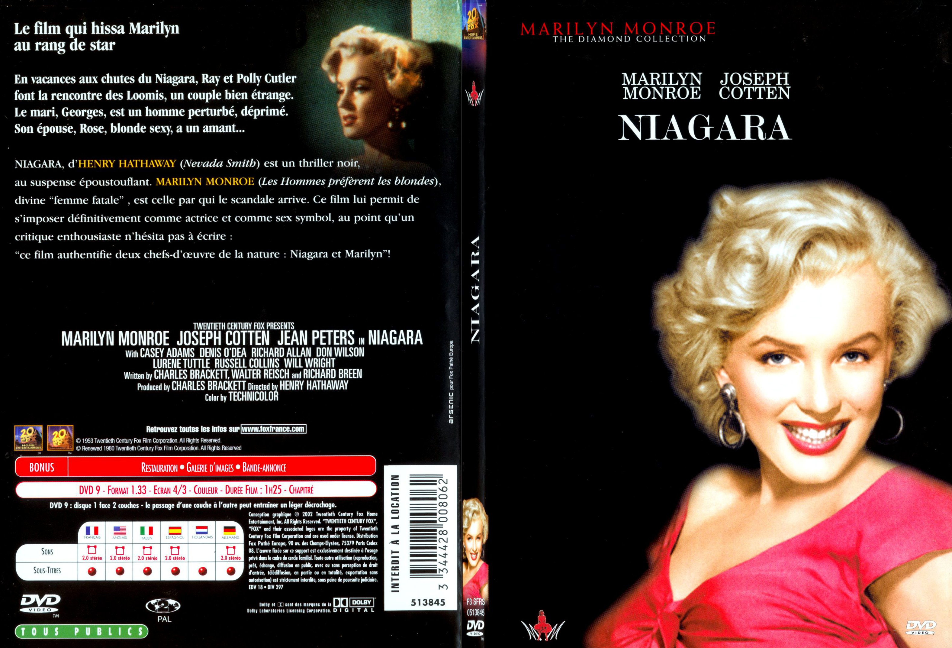 Jaquette DVD Niagara - SLIM