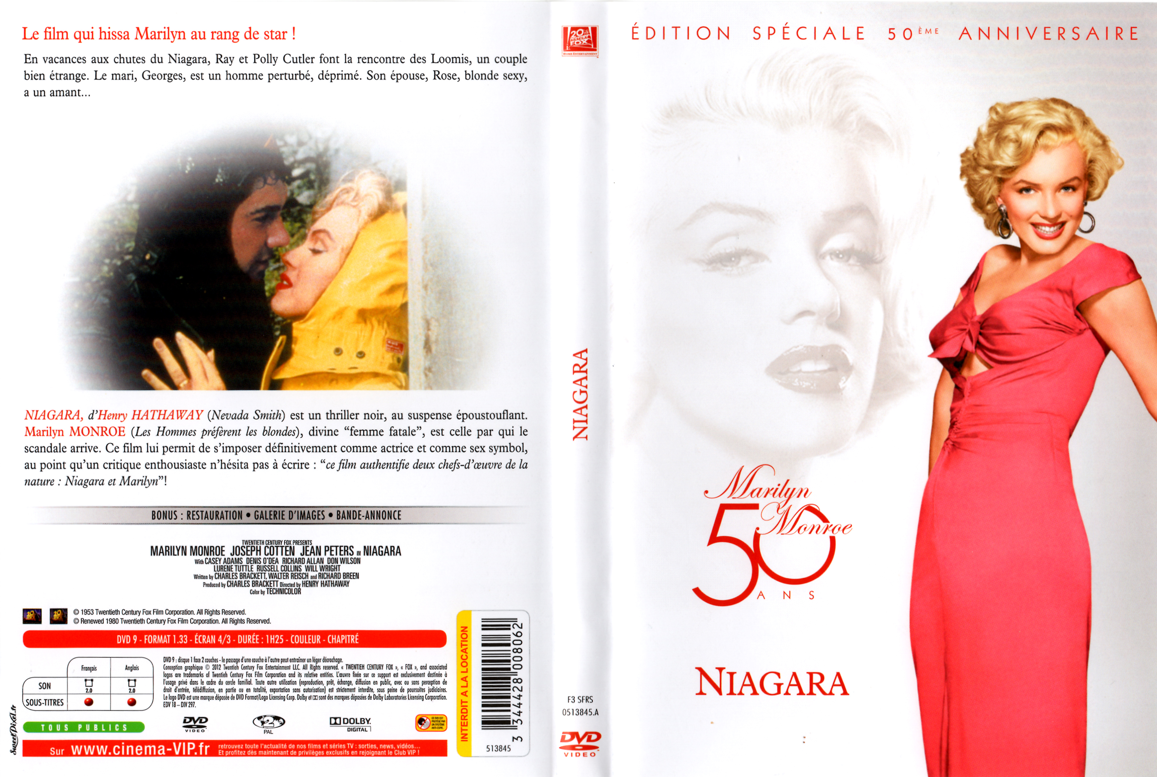 Jaquette DVD Niagara v2