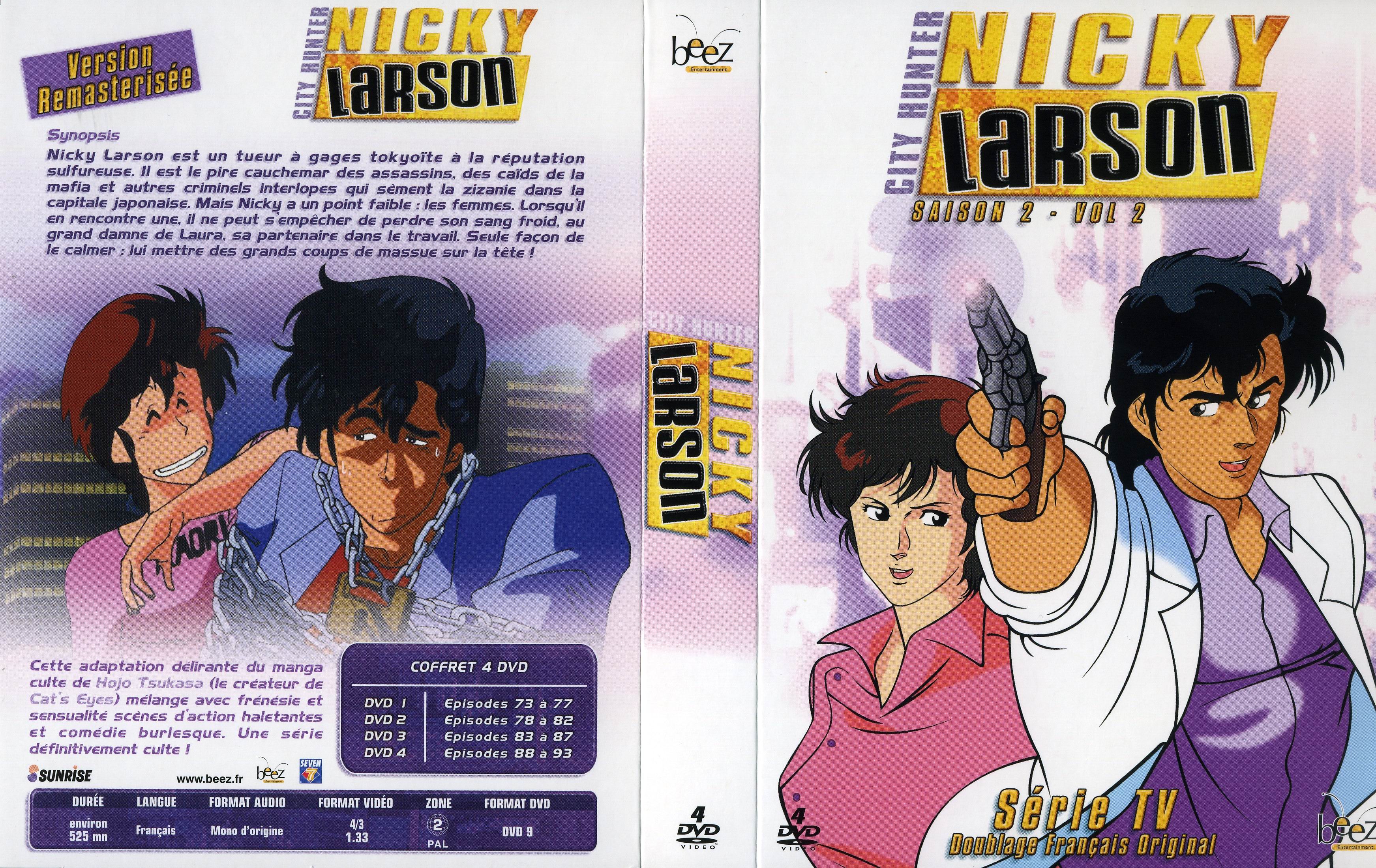 Jaquette DVD Nicky Larson Saison 2 vol 2