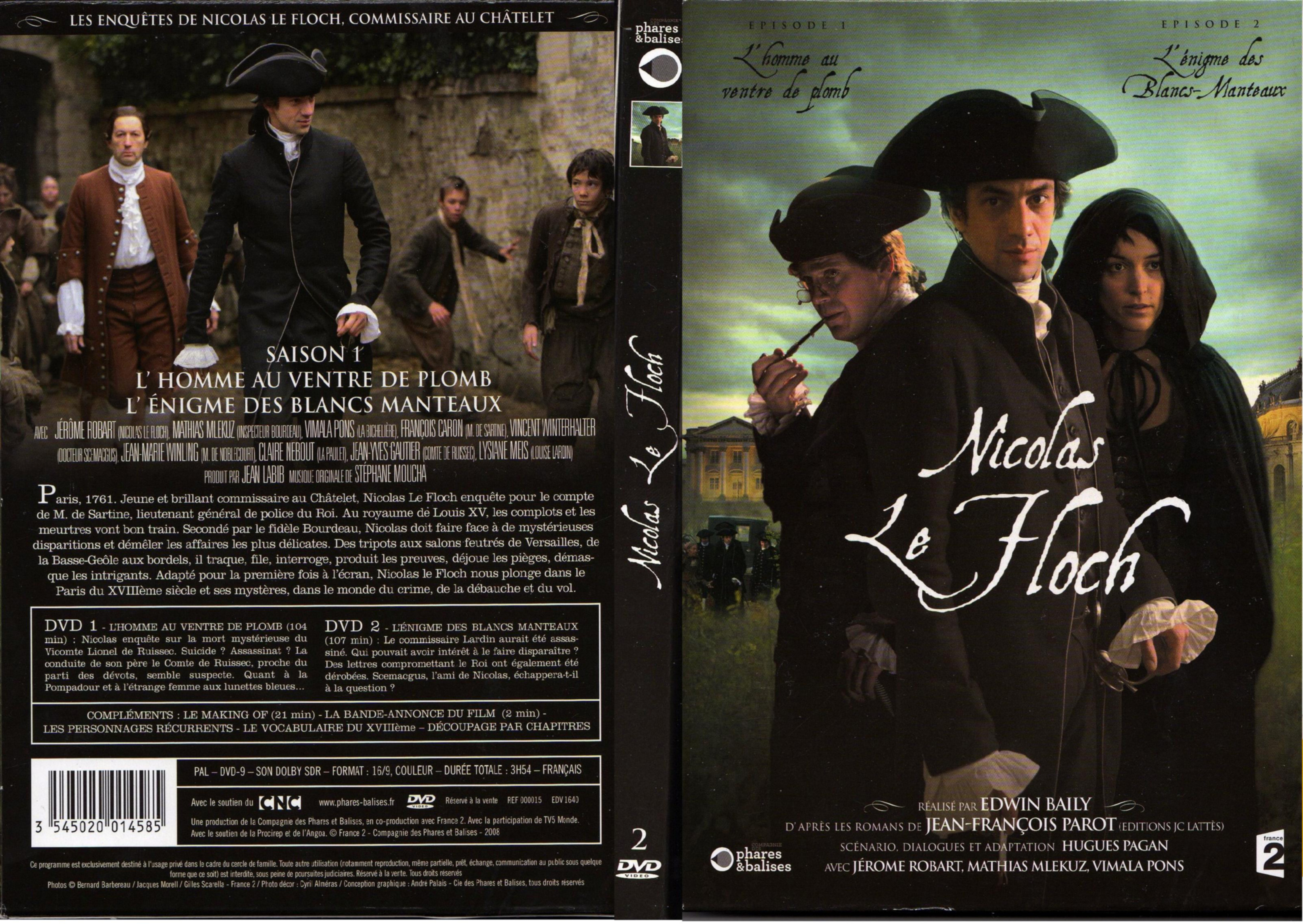 Jaquette DVD Nicolas Le Floch Saison 1
