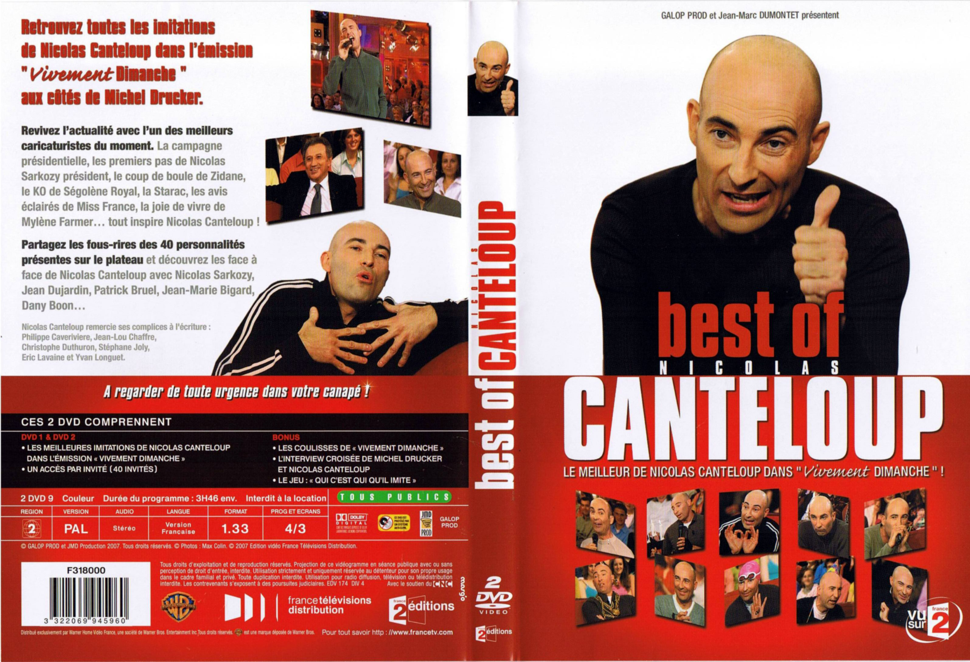 Jaquette DVD Nicolas canteloup best of