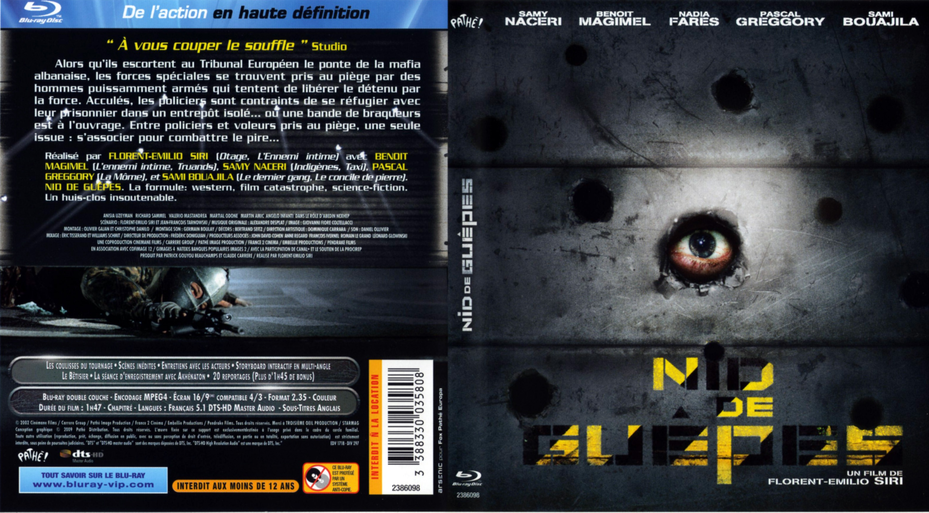 Jaquette DVD Nid de gupes (BLU-RAY)