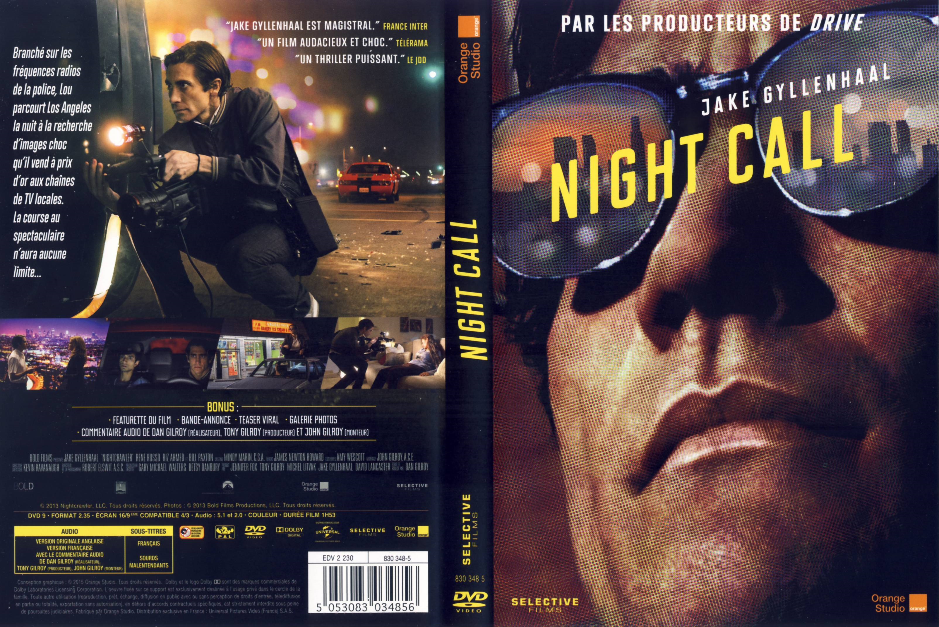 Jaquette DVD Night Call