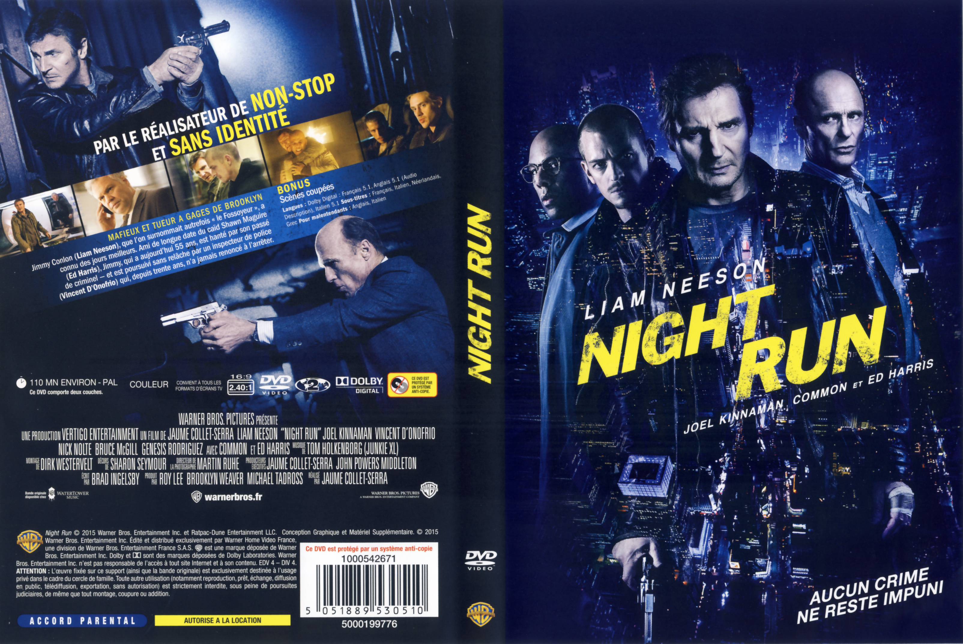 Jaquette DVD Night Run