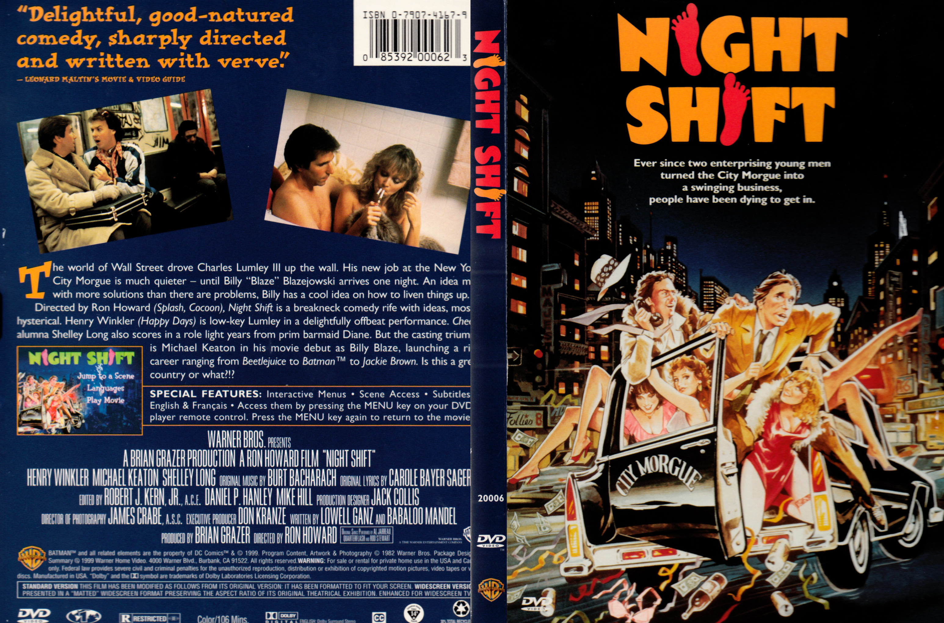 Jaquette DVD Night Shift - Les Croque-morts en folie Zone 1