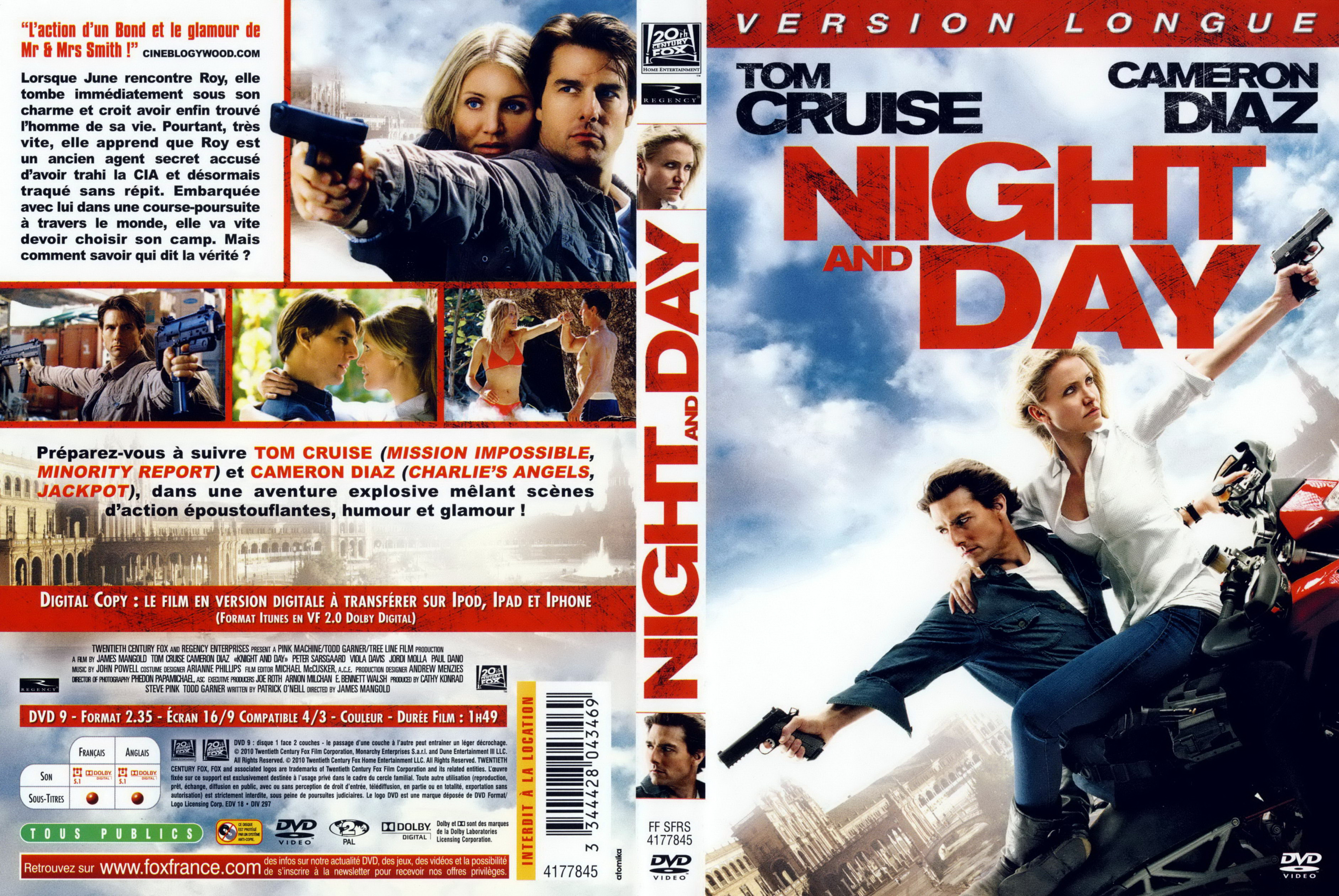 Jaquette DVD Night and day