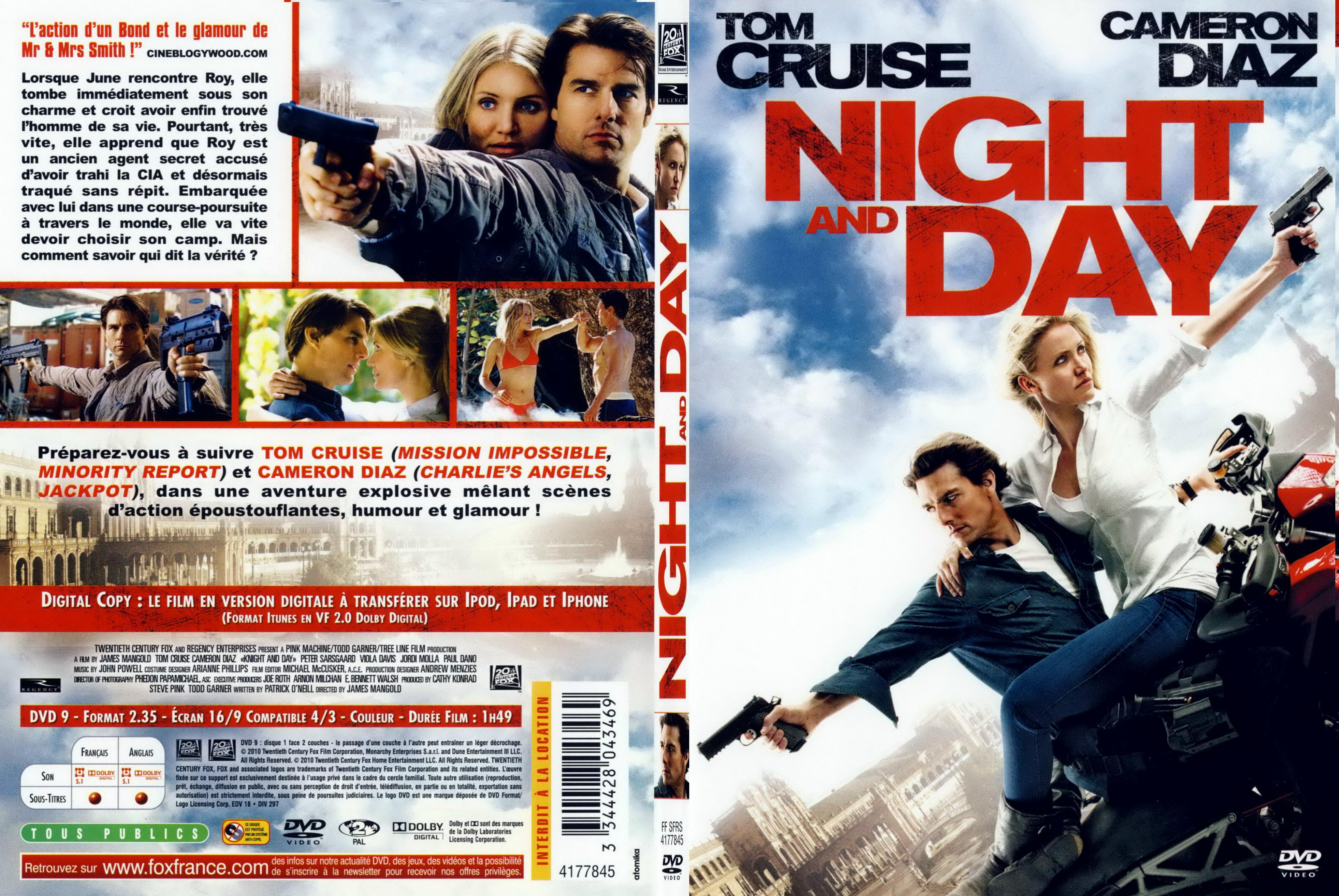 Jaquette DVD Night and day - SLIM