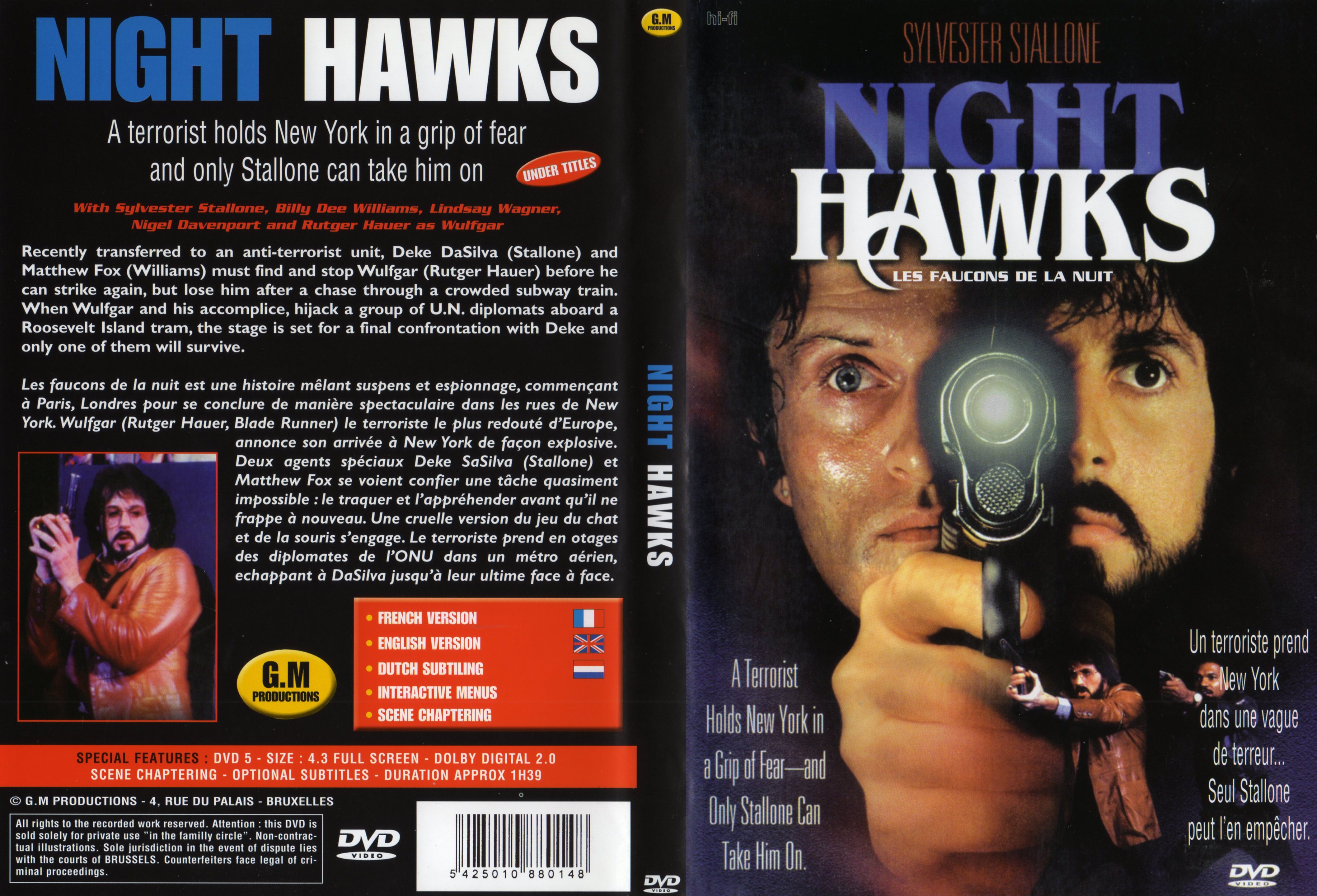 Jaquette DVD Night hawks