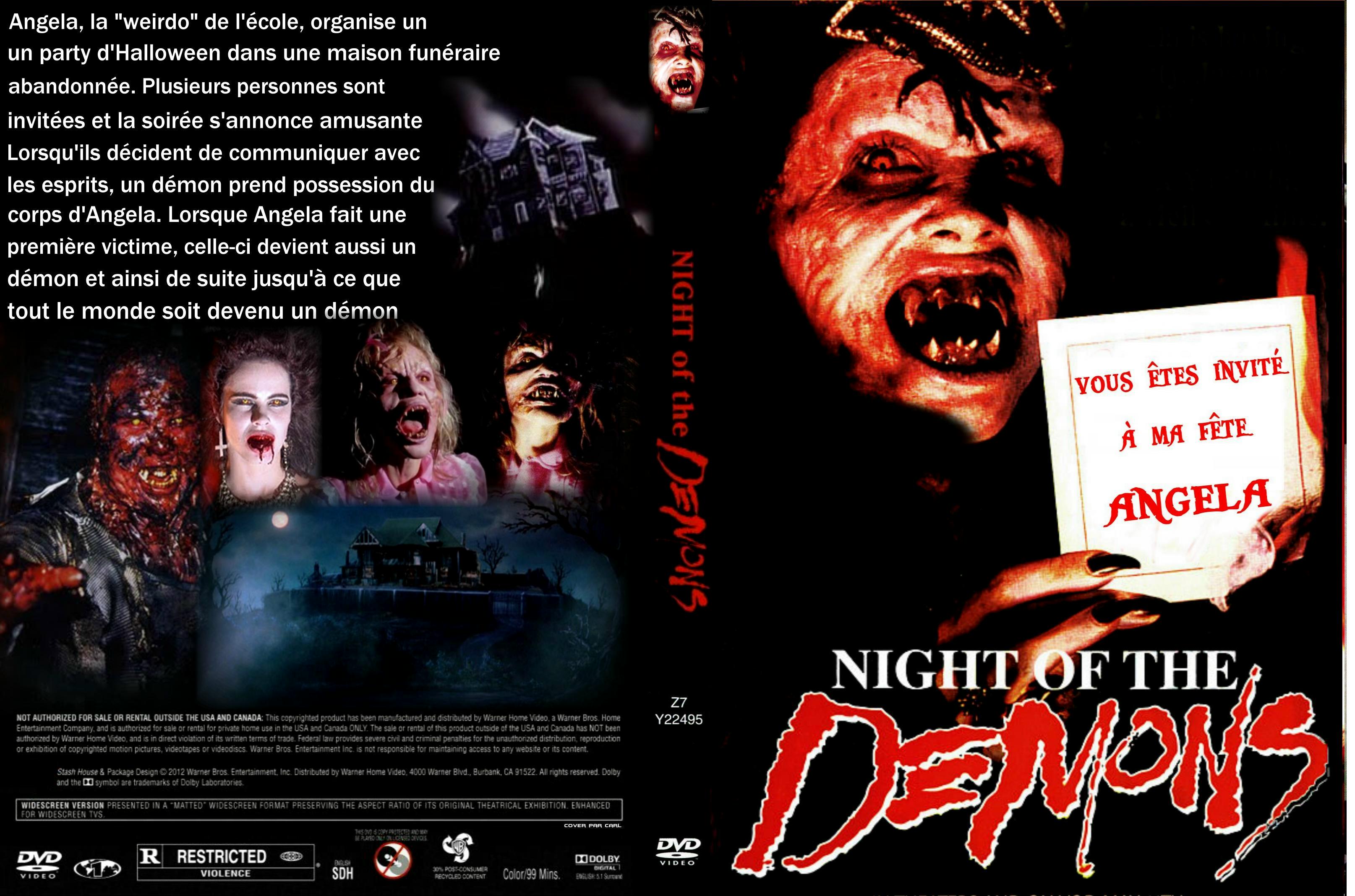 Jaquette DVD Night of the demons custom