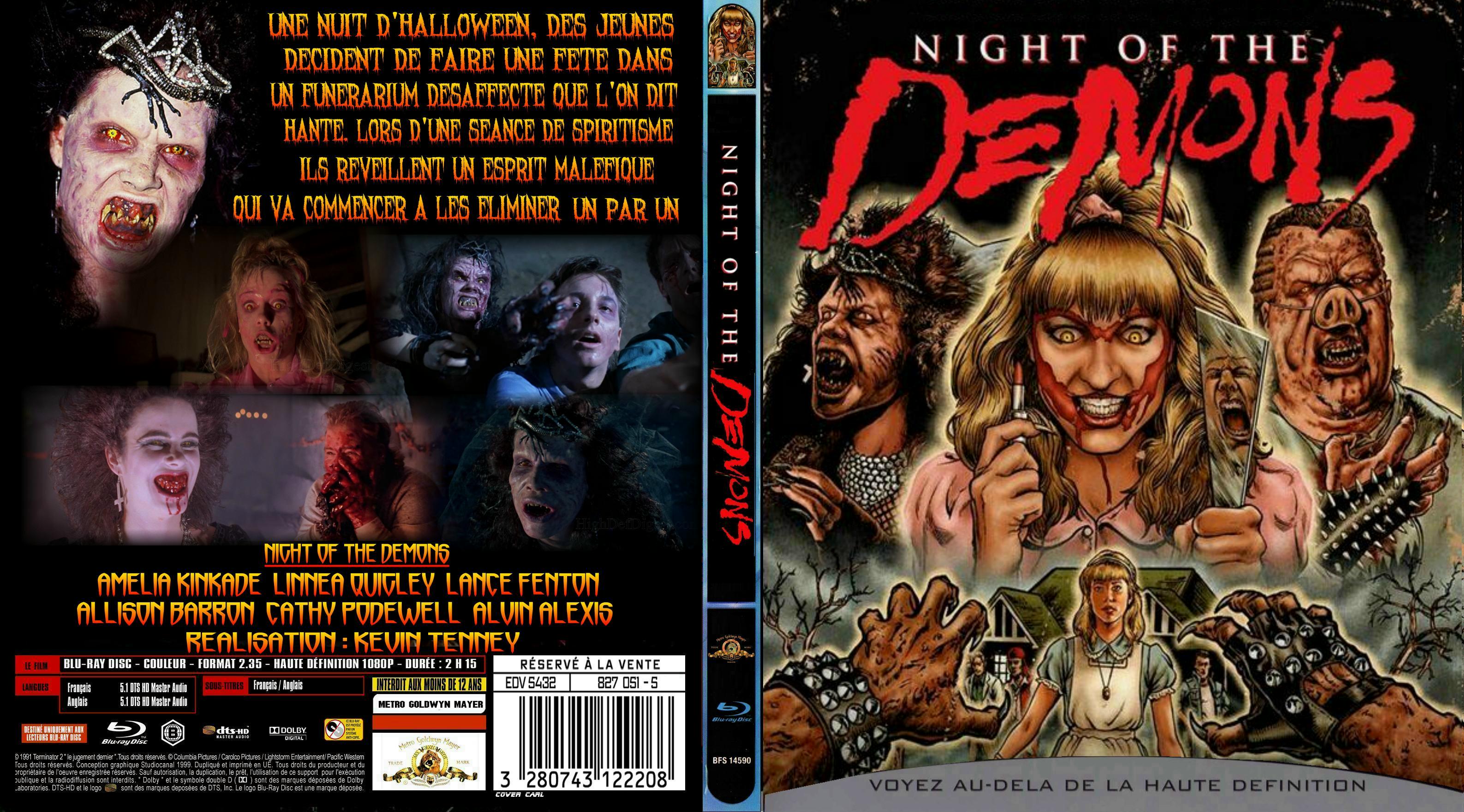 Jaquette DVD Night of the demons custom (1988) (BLU-RAY)