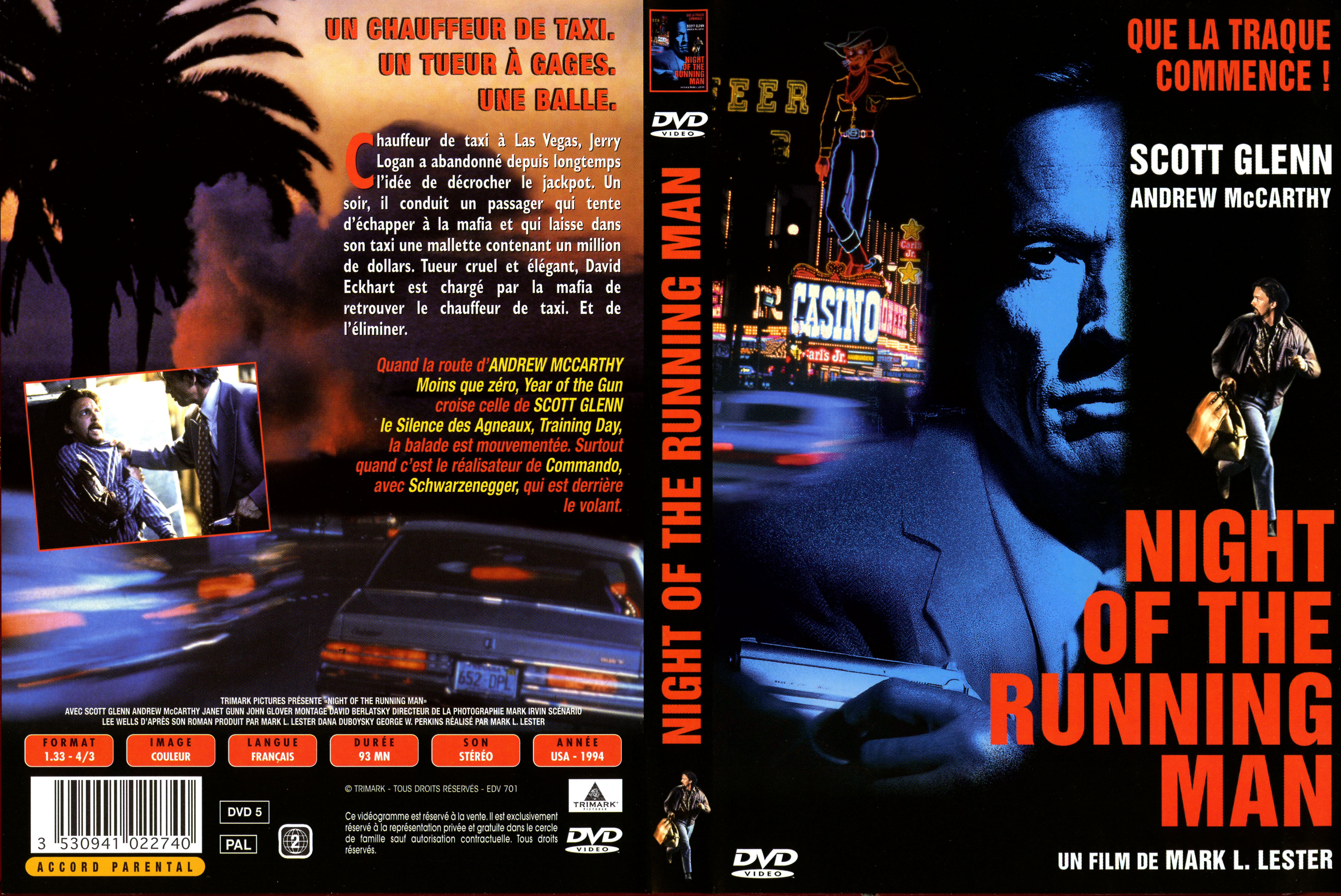 Jaquette DVD Night of the running man