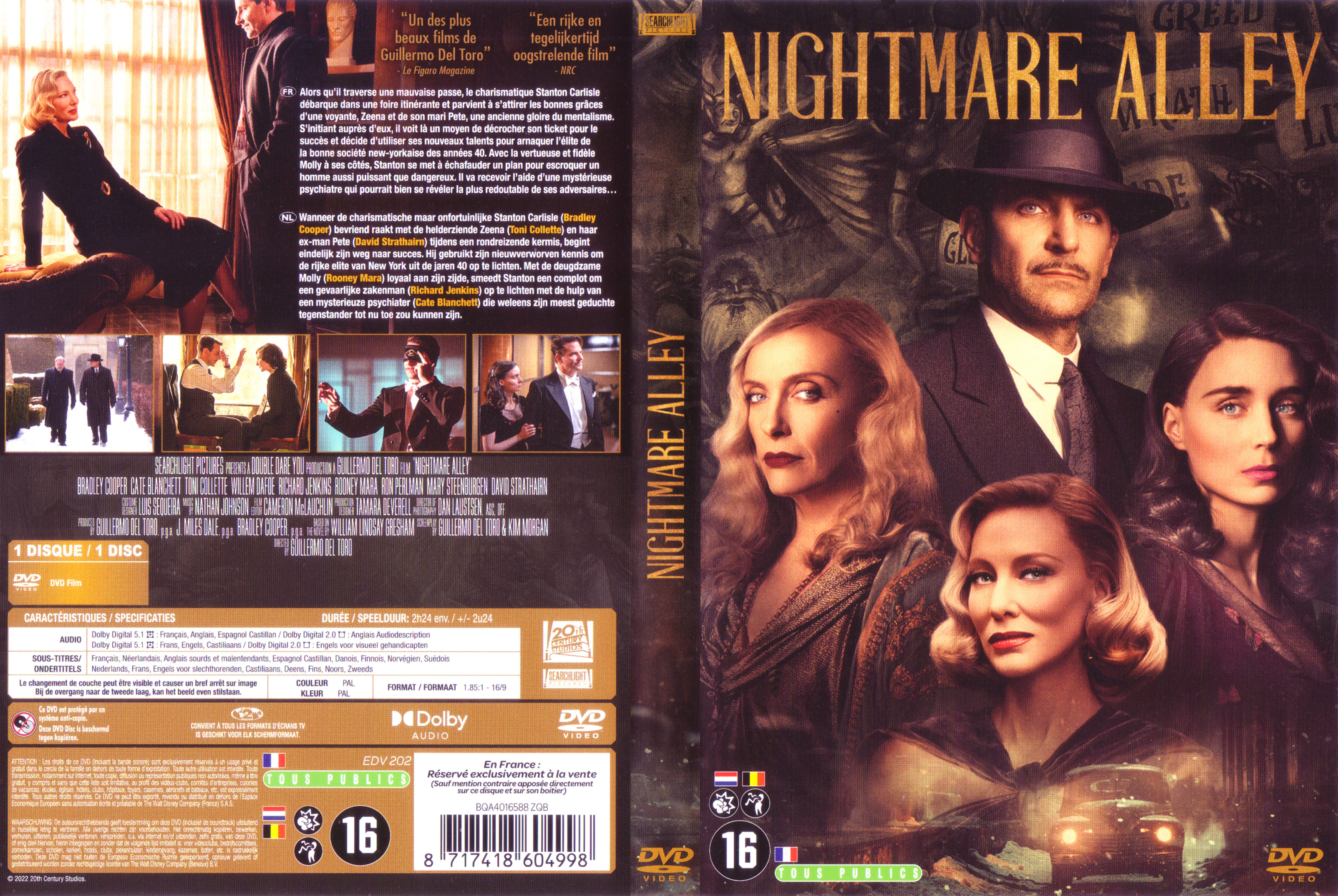 Jaquette DVD Nightmare Alley