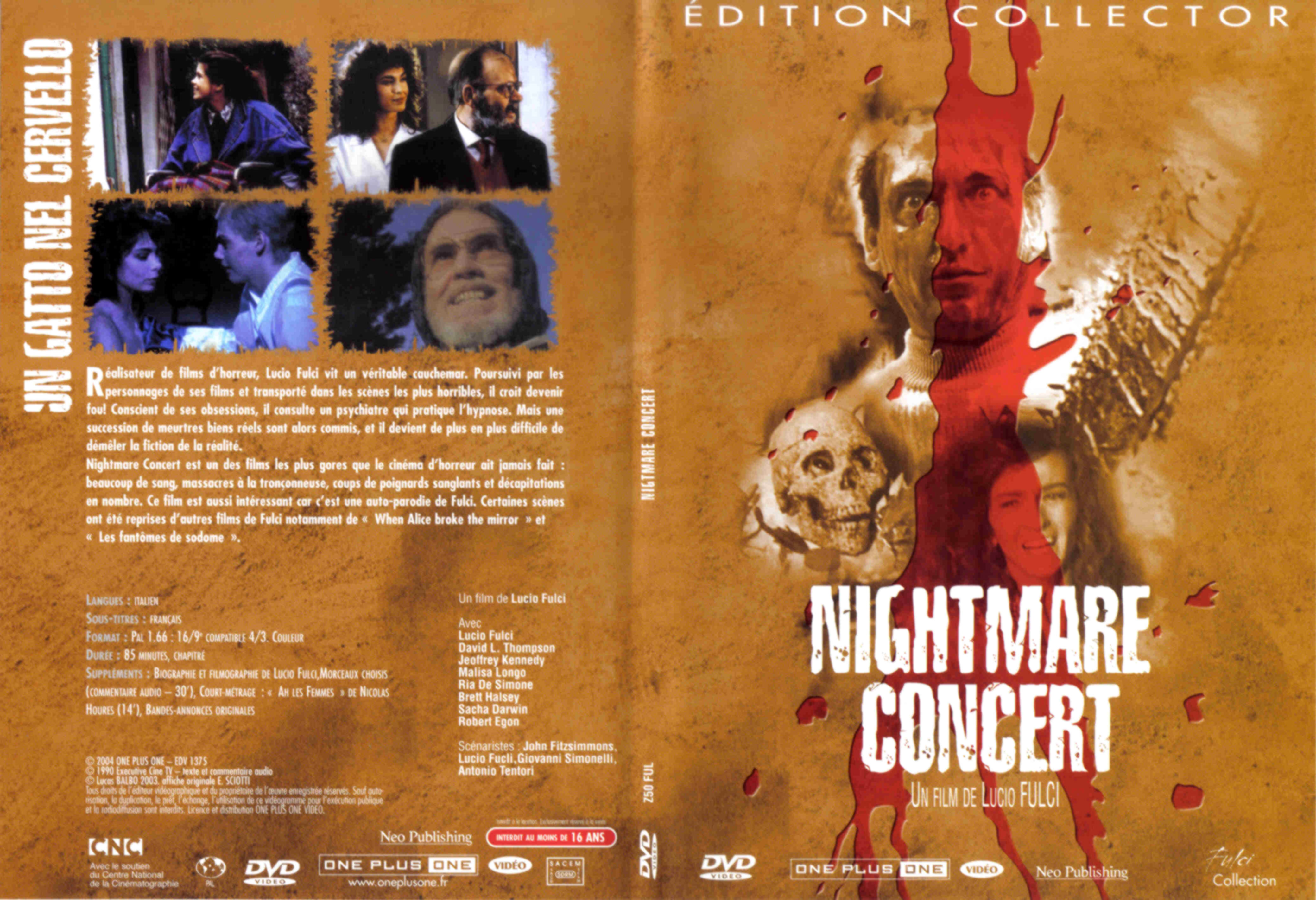 Jaquette DVD Nightmare concert