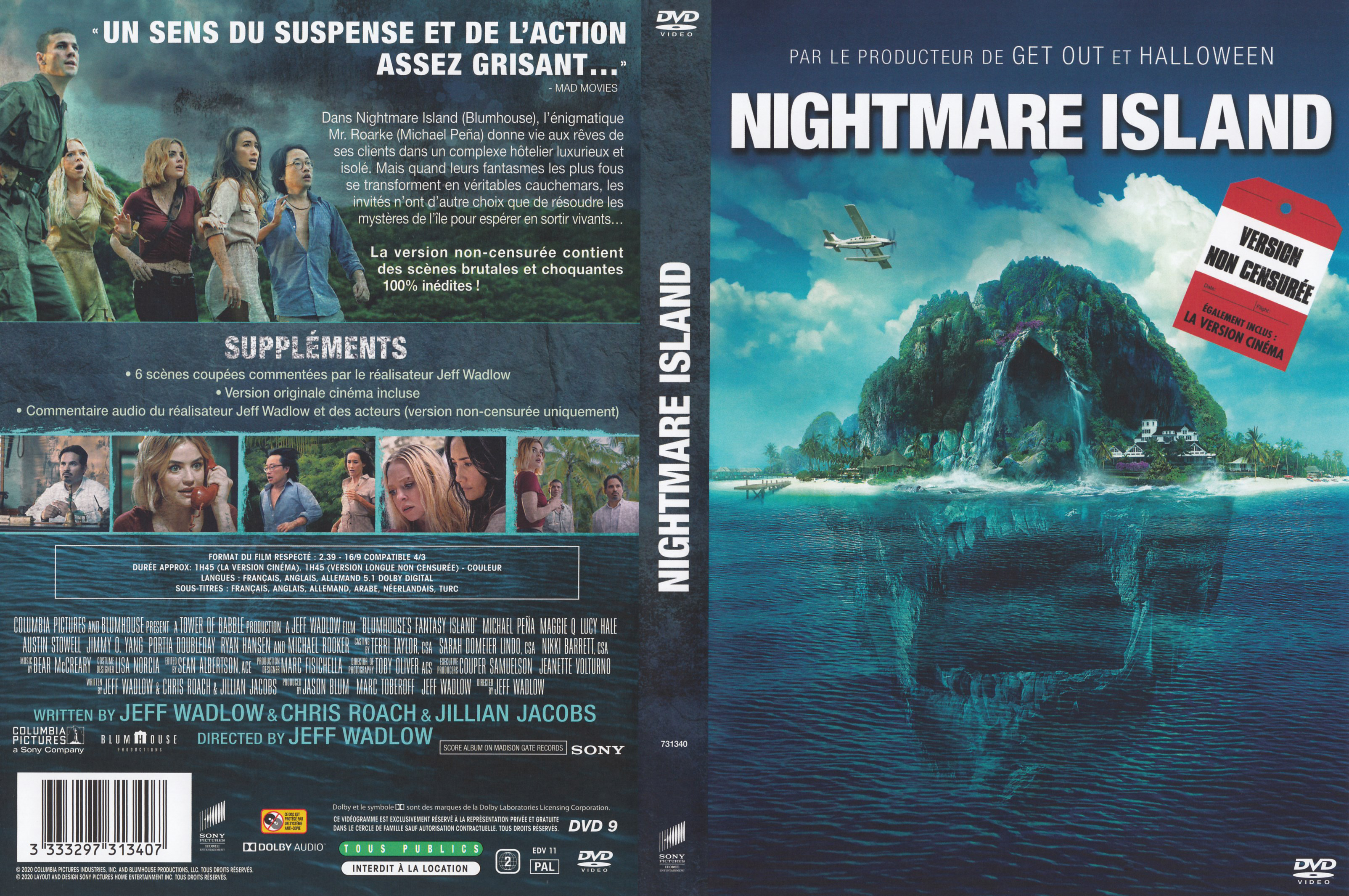 Jaquette DVD Nightmare island