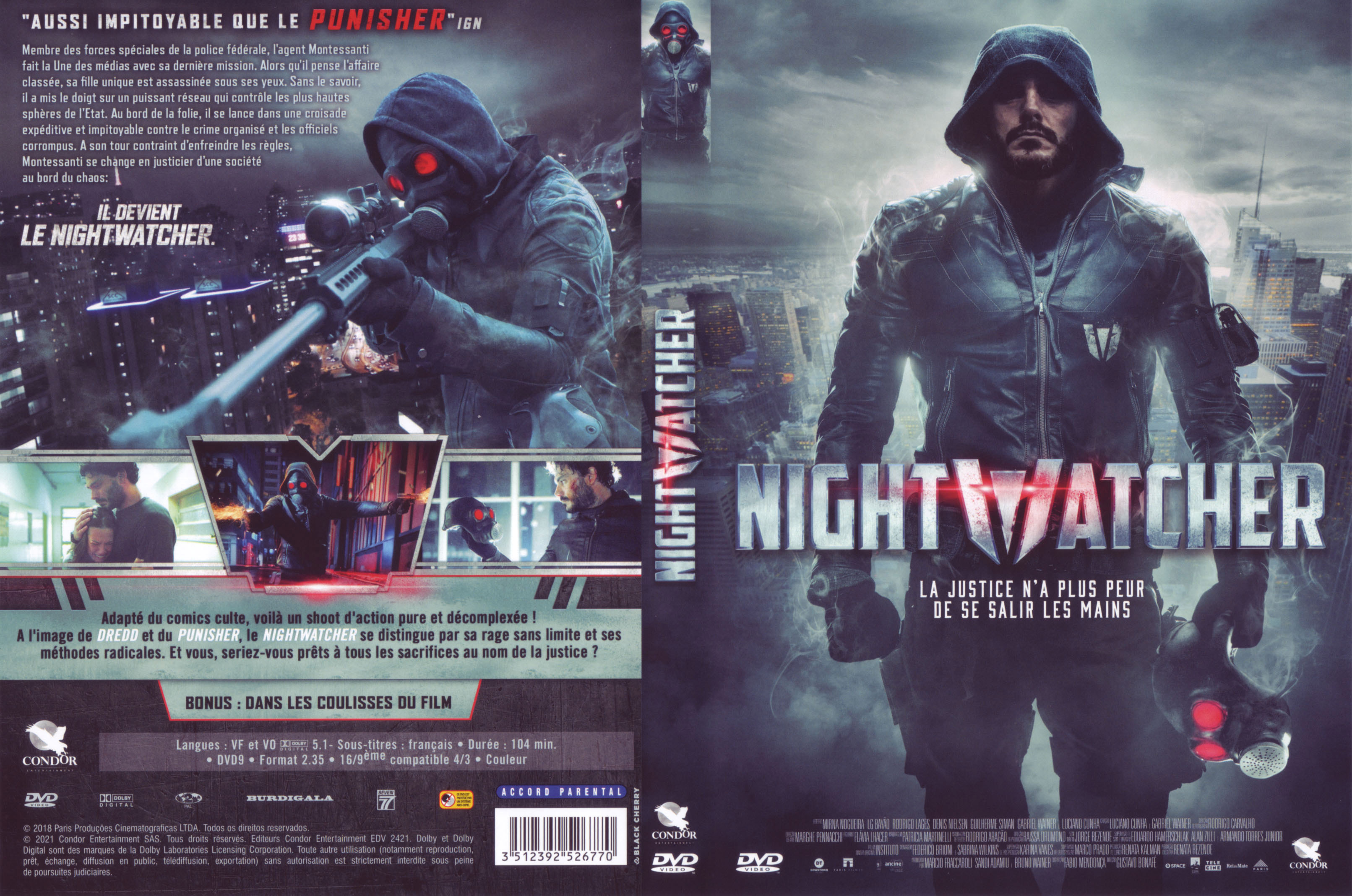 Jaquette DVD Nightwatcher