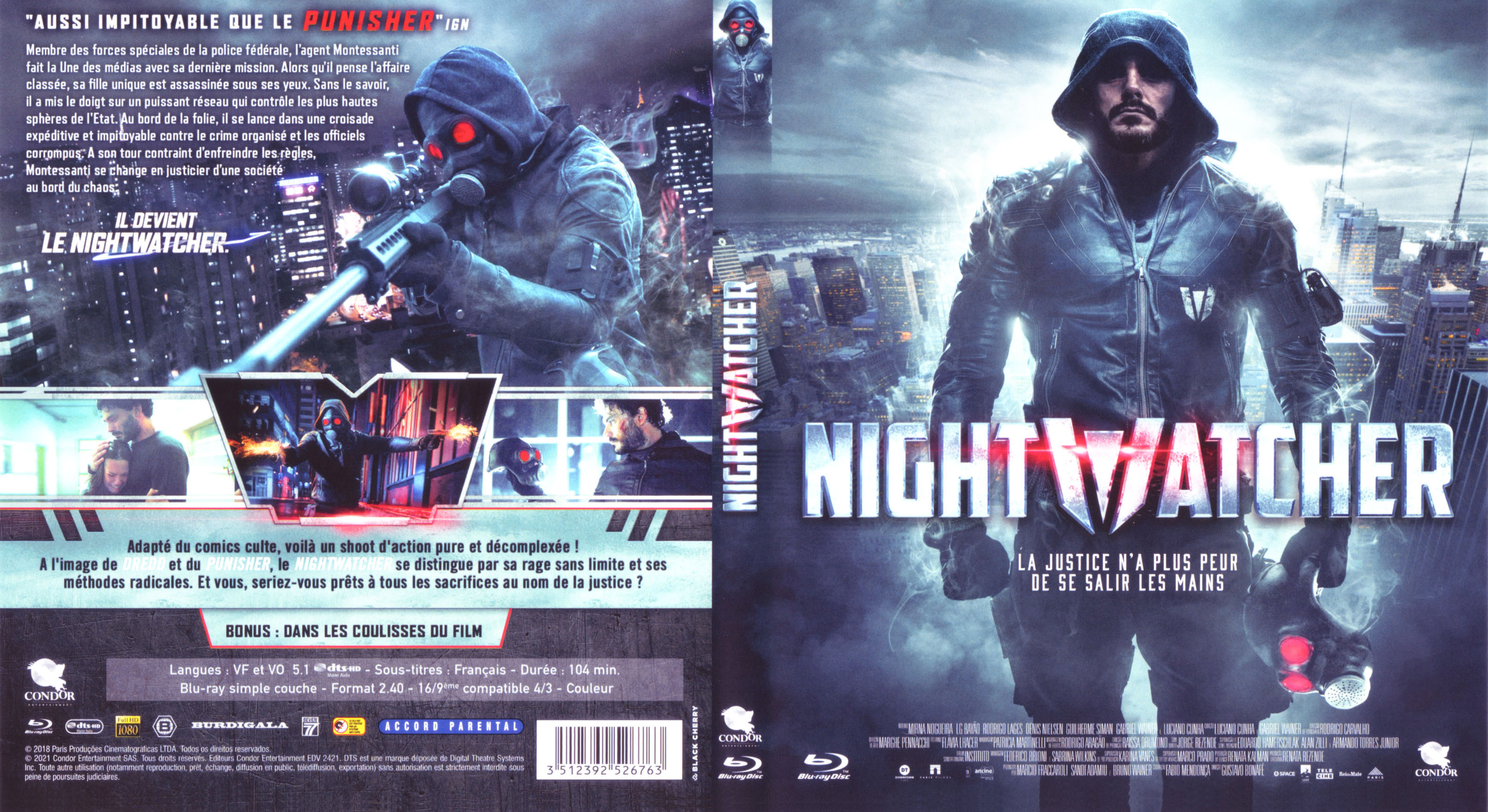 Jaquette DVD Nightwatcher (BLU-RAY)
