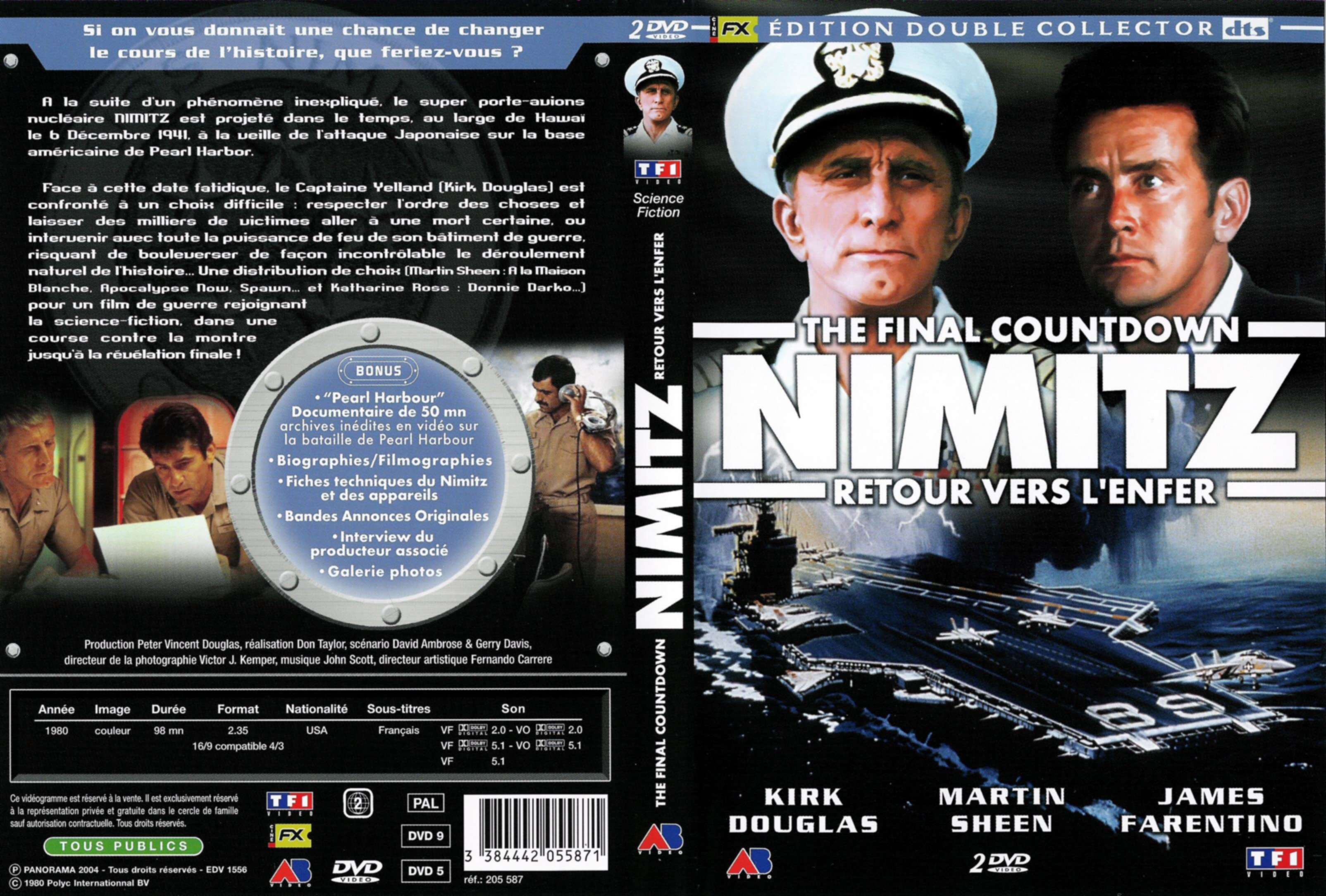 Jaquette DVD Nimitz retour vers l